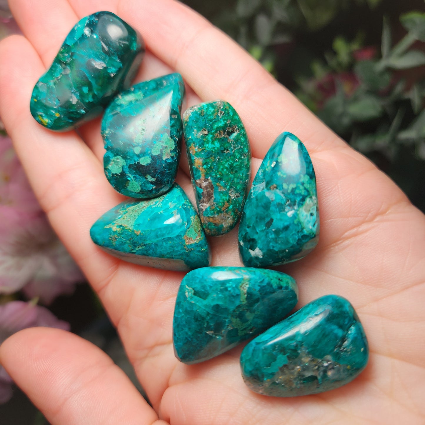 Polished Dioptase Crystal