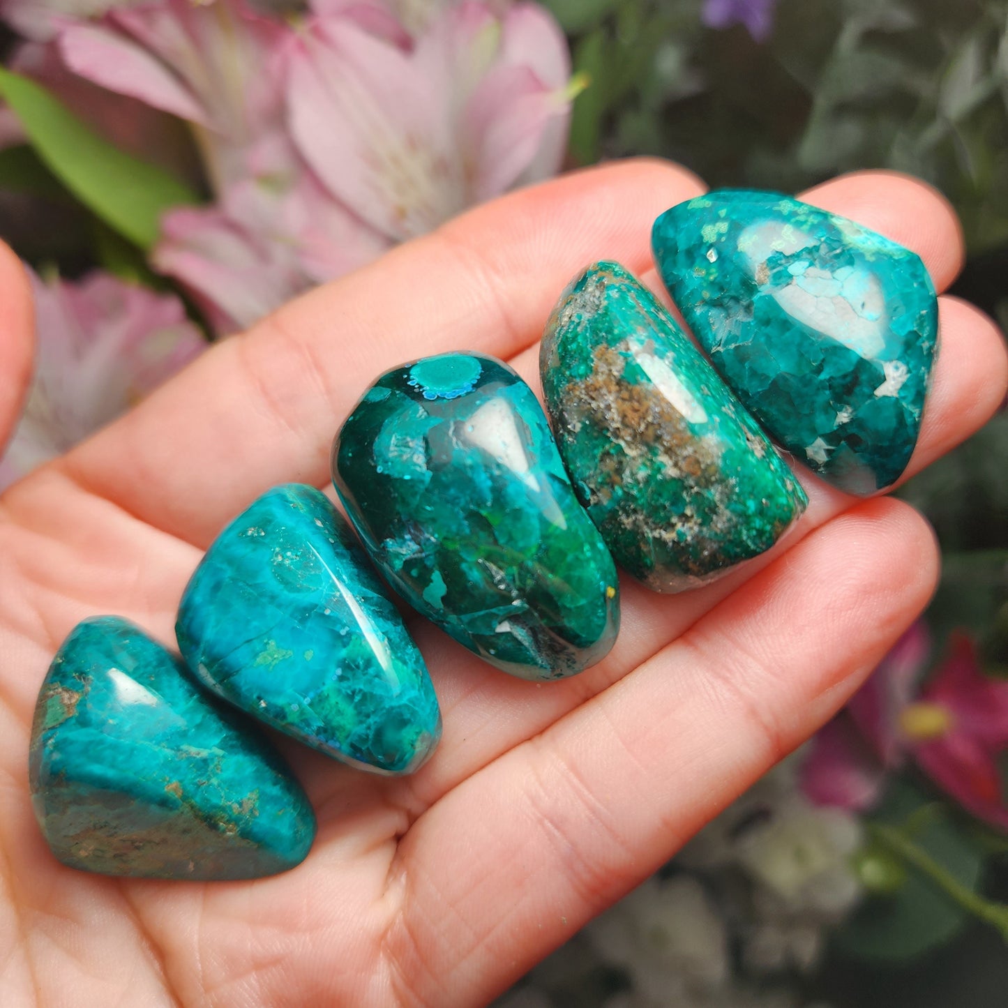 Polished Dioptase Crystal
