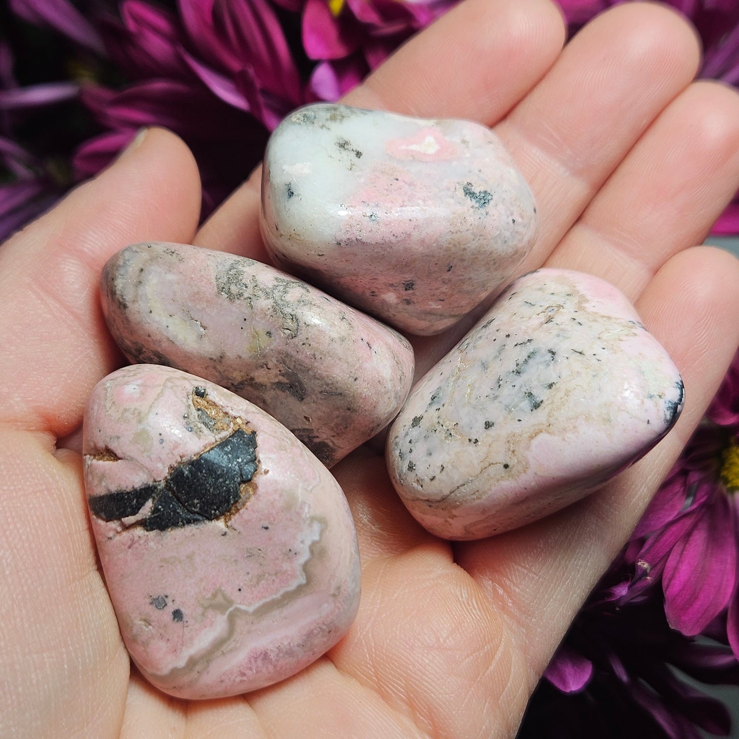 Rhodonite Tumbled Stone