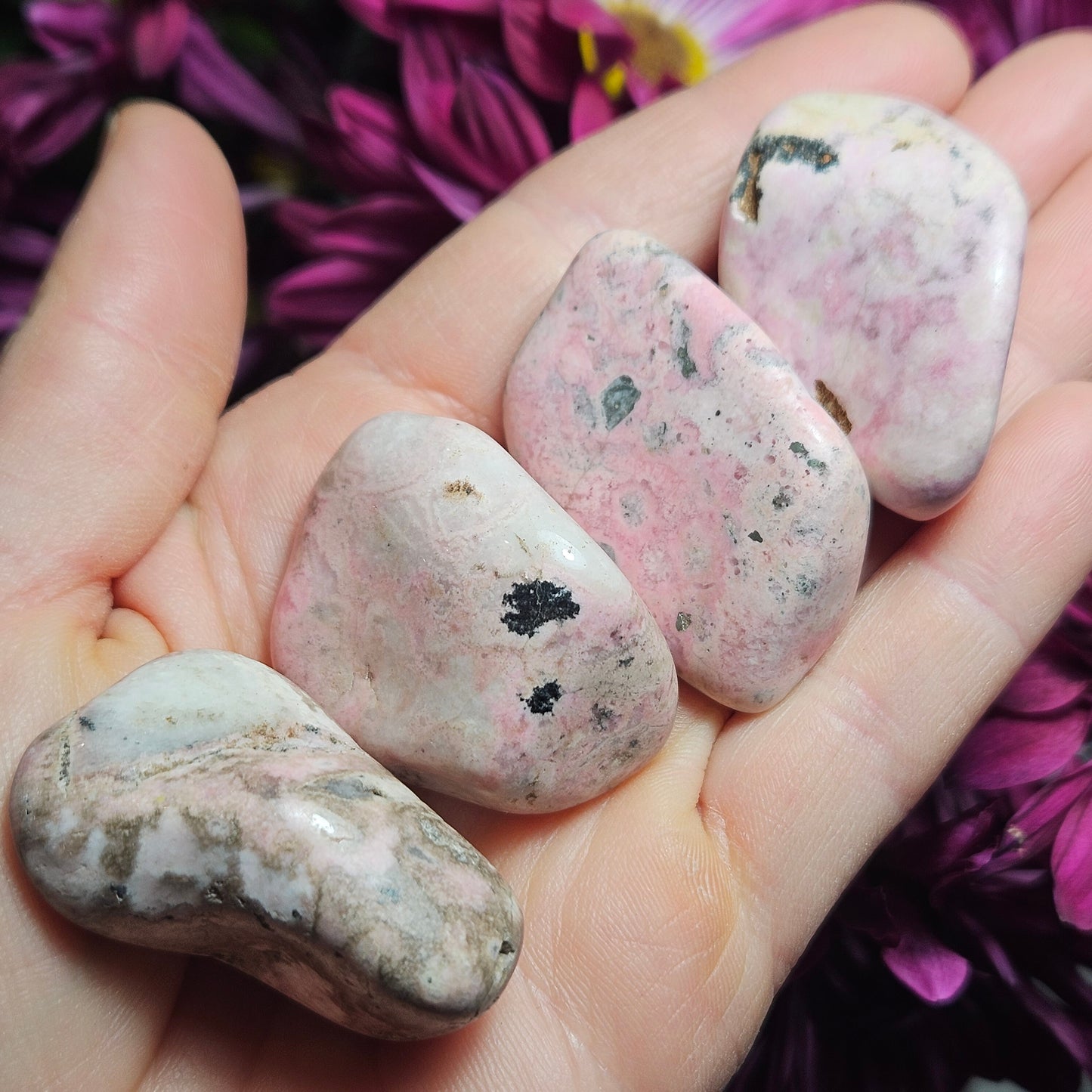Rhodonite Tumbled Stone