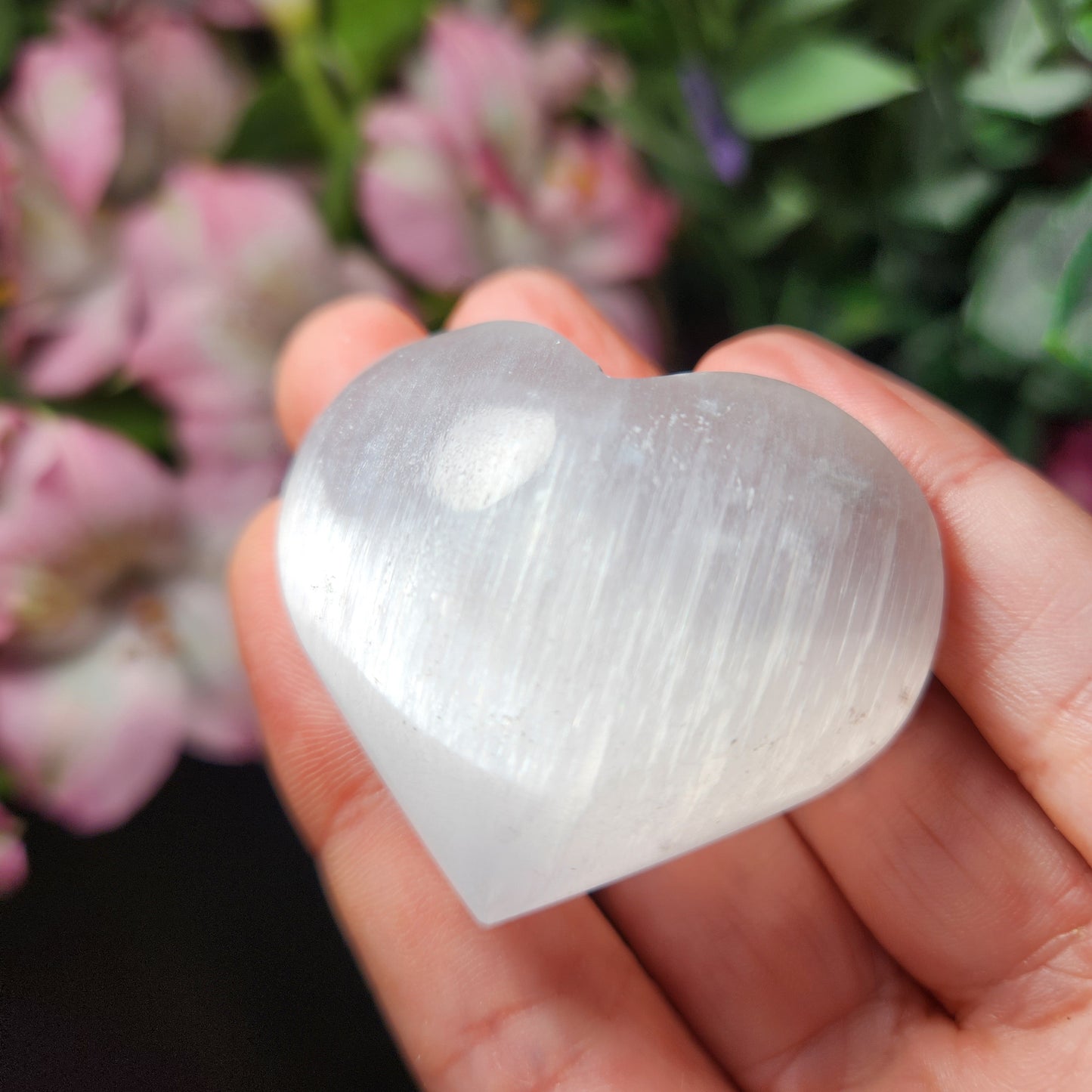 Selenite Heart