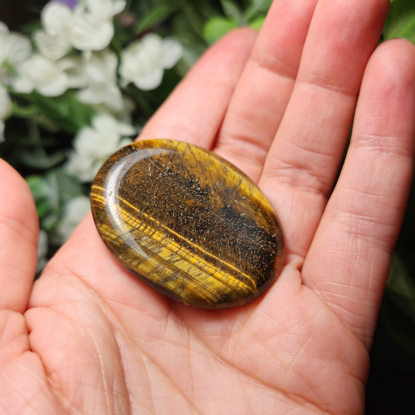 Tigers Eye Worry Stone