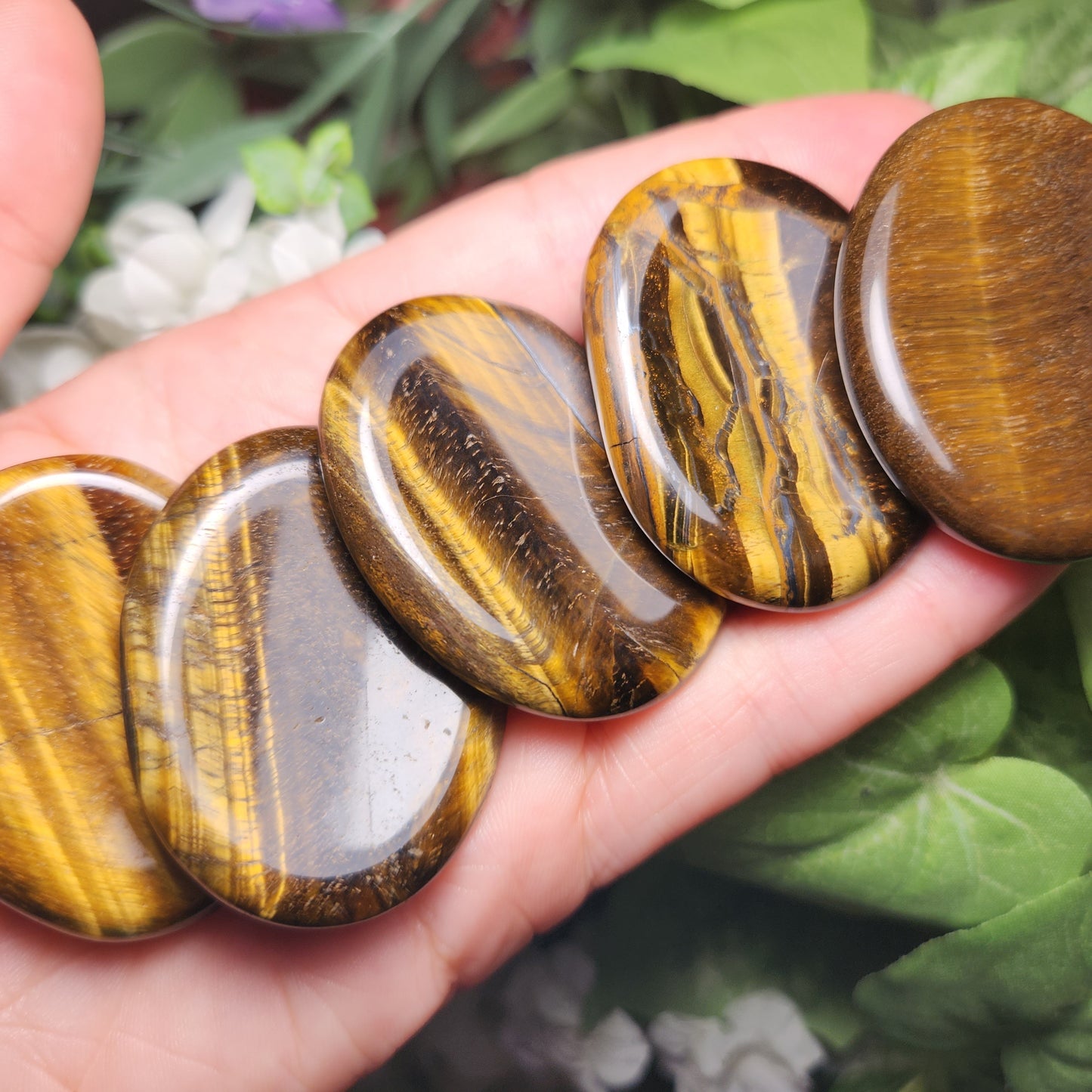 Tigers Eye Worry Stone