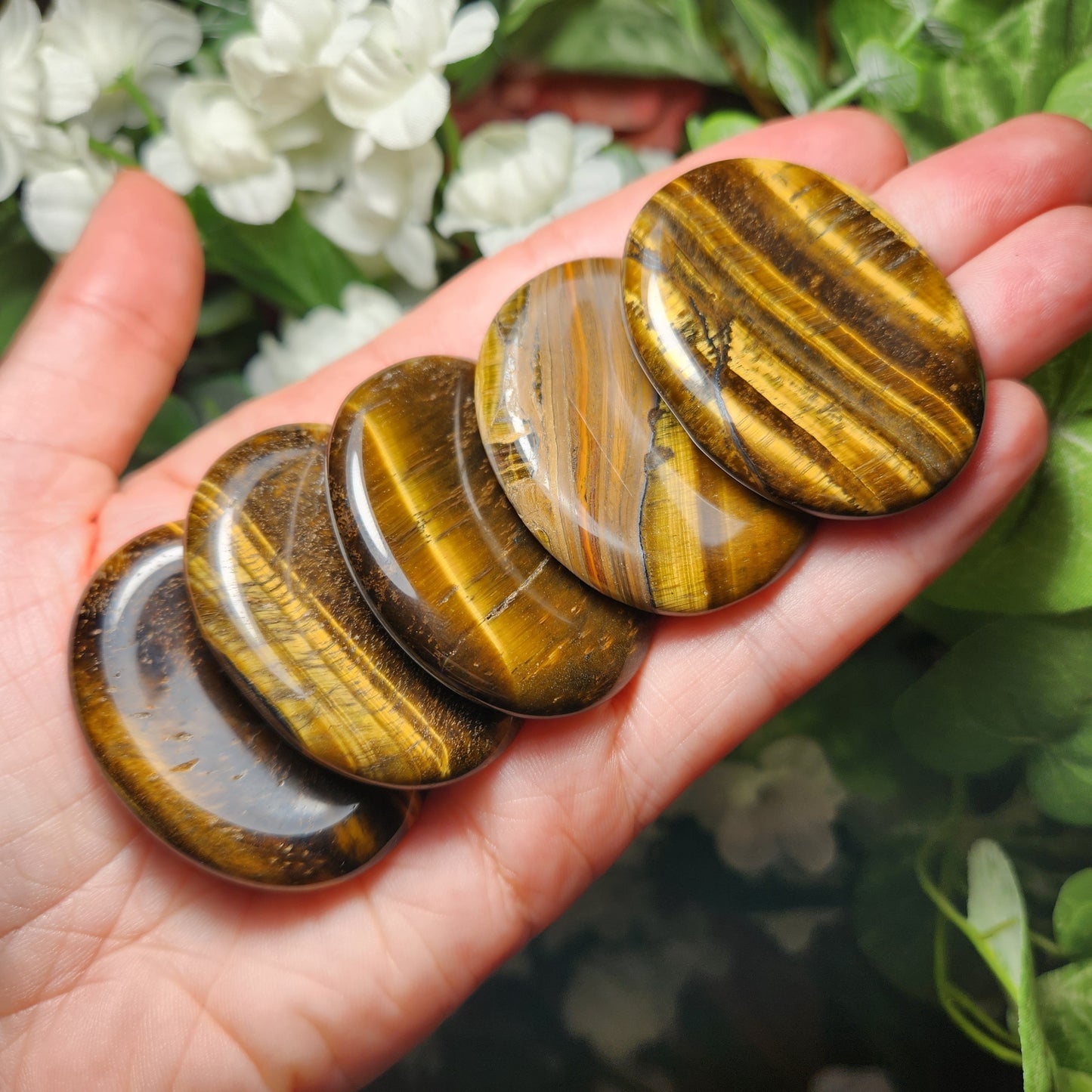 Tigers Eye Worry Stone