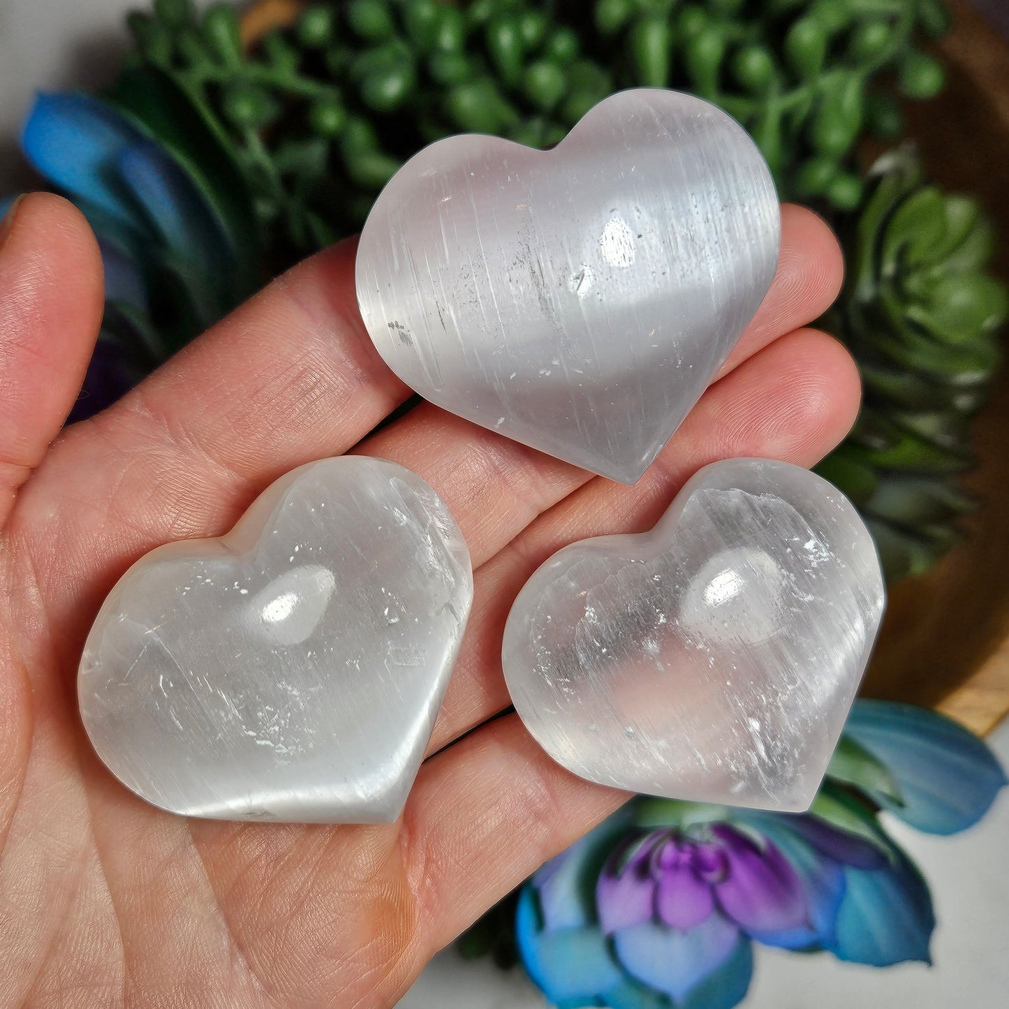 Selenite Heart