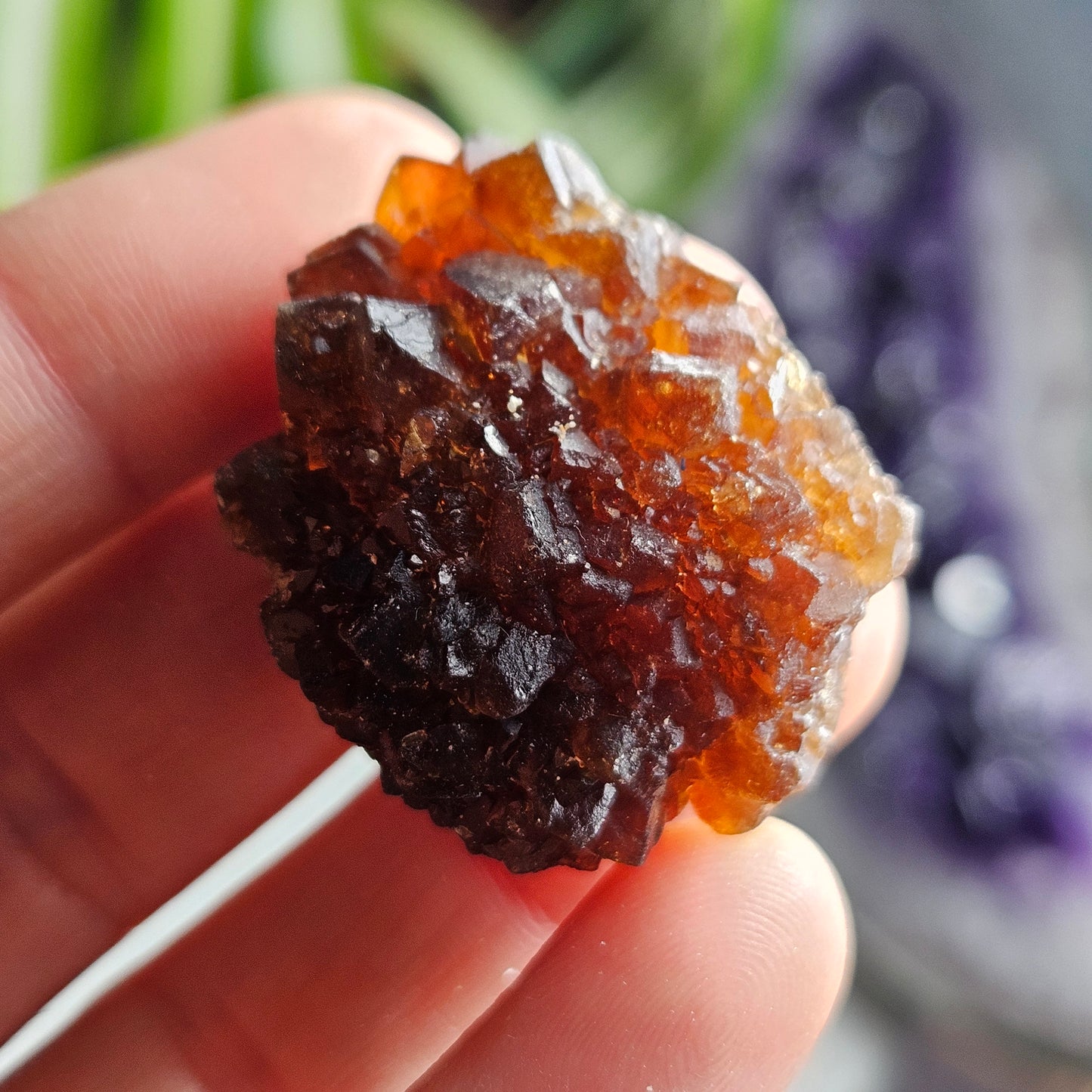 NATURAL Citrine Cluster