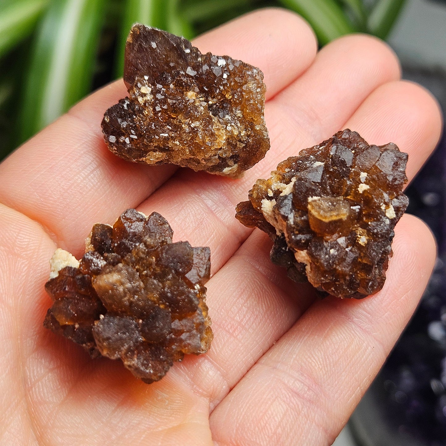 NATURAL Citrine Cluster