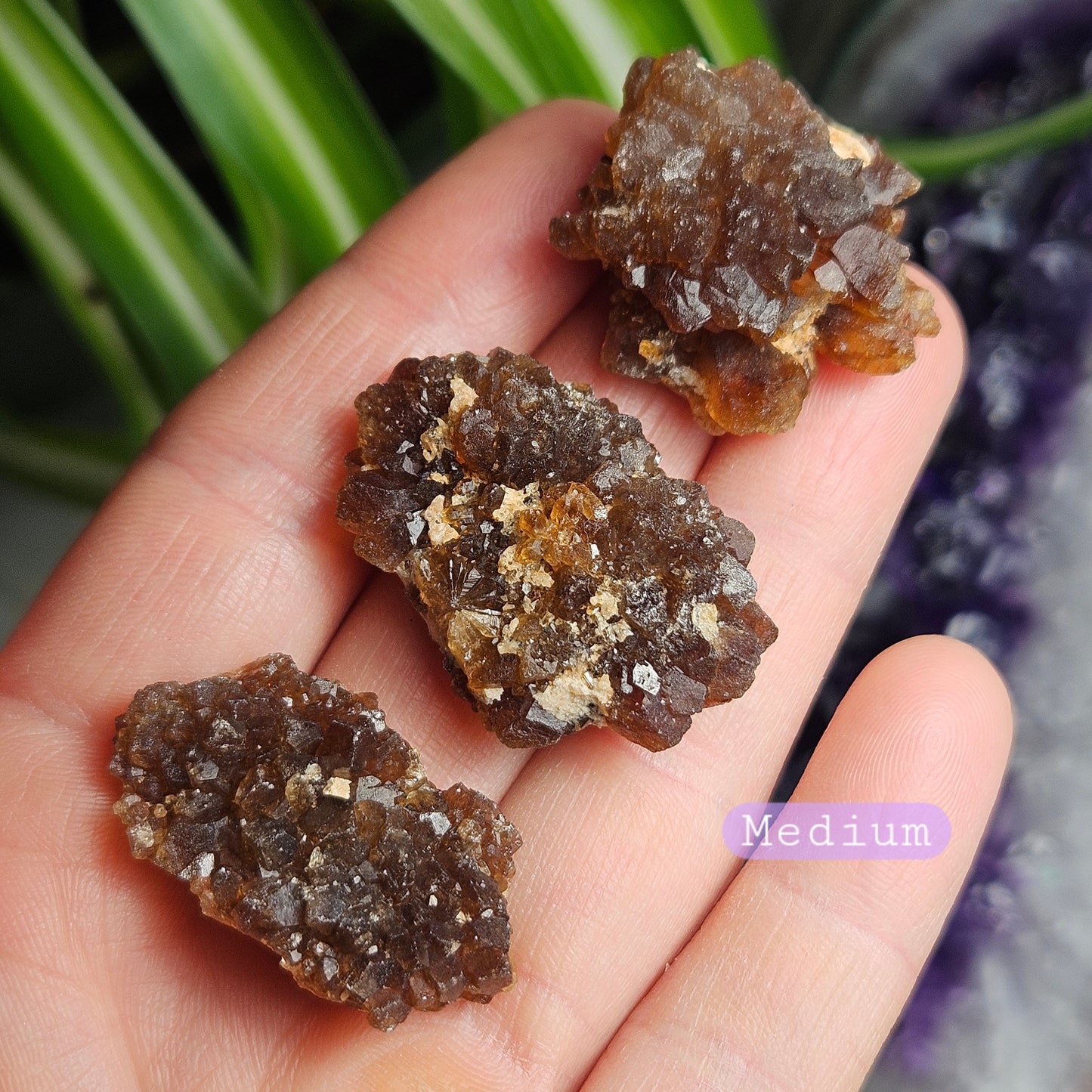 NATURAL Citrine Cluster
