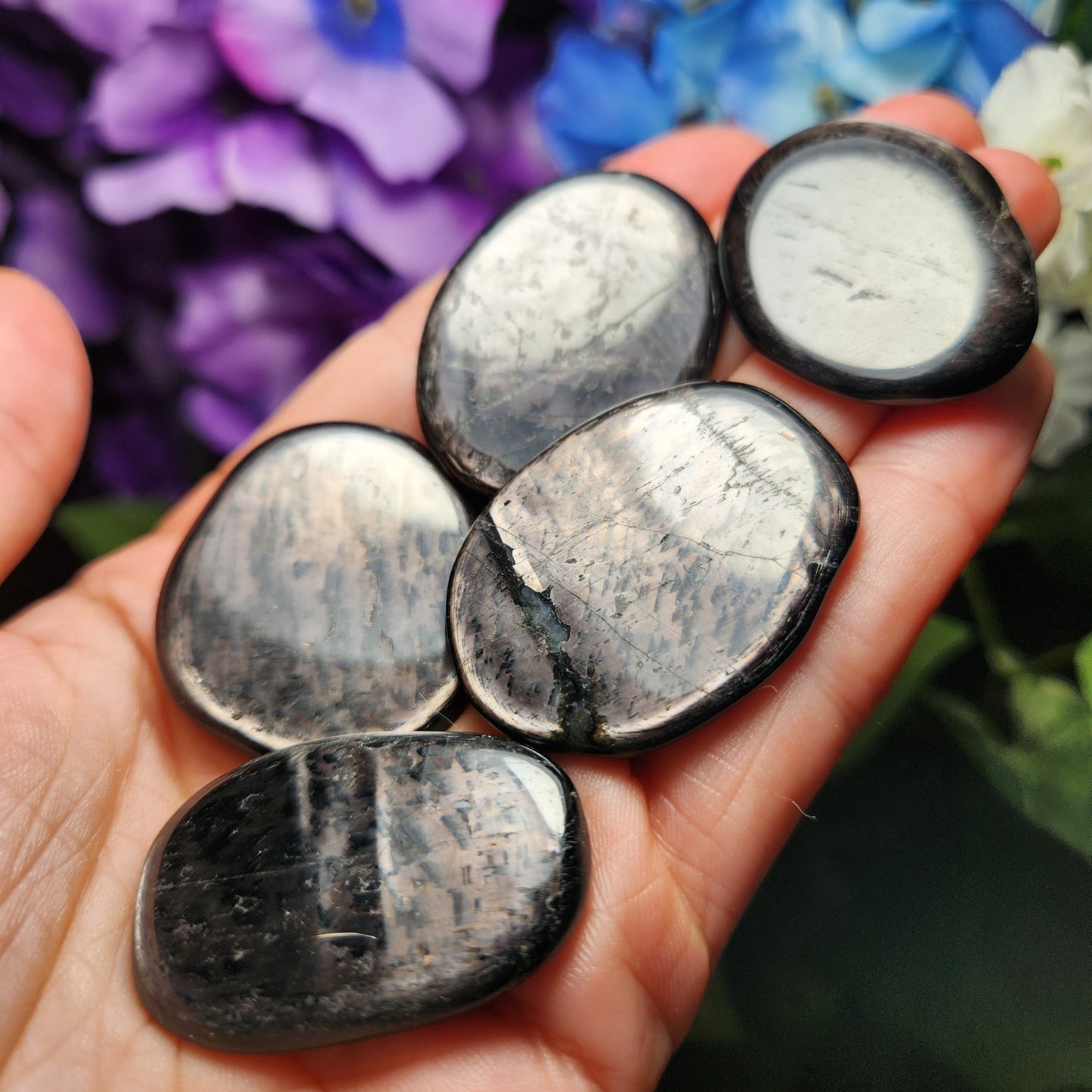 Hypersthene Palm Stone