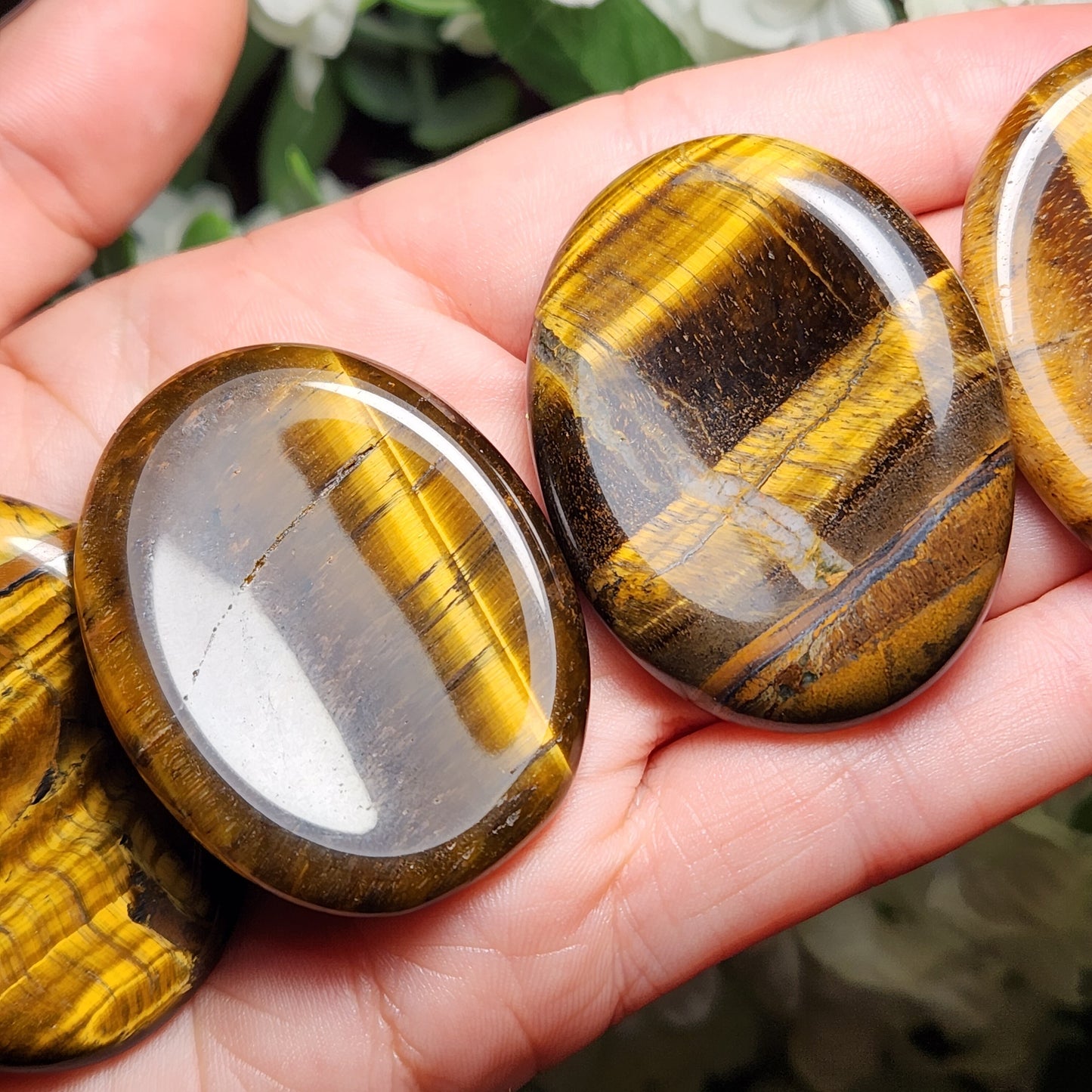 Tigers Eye Worry Stone