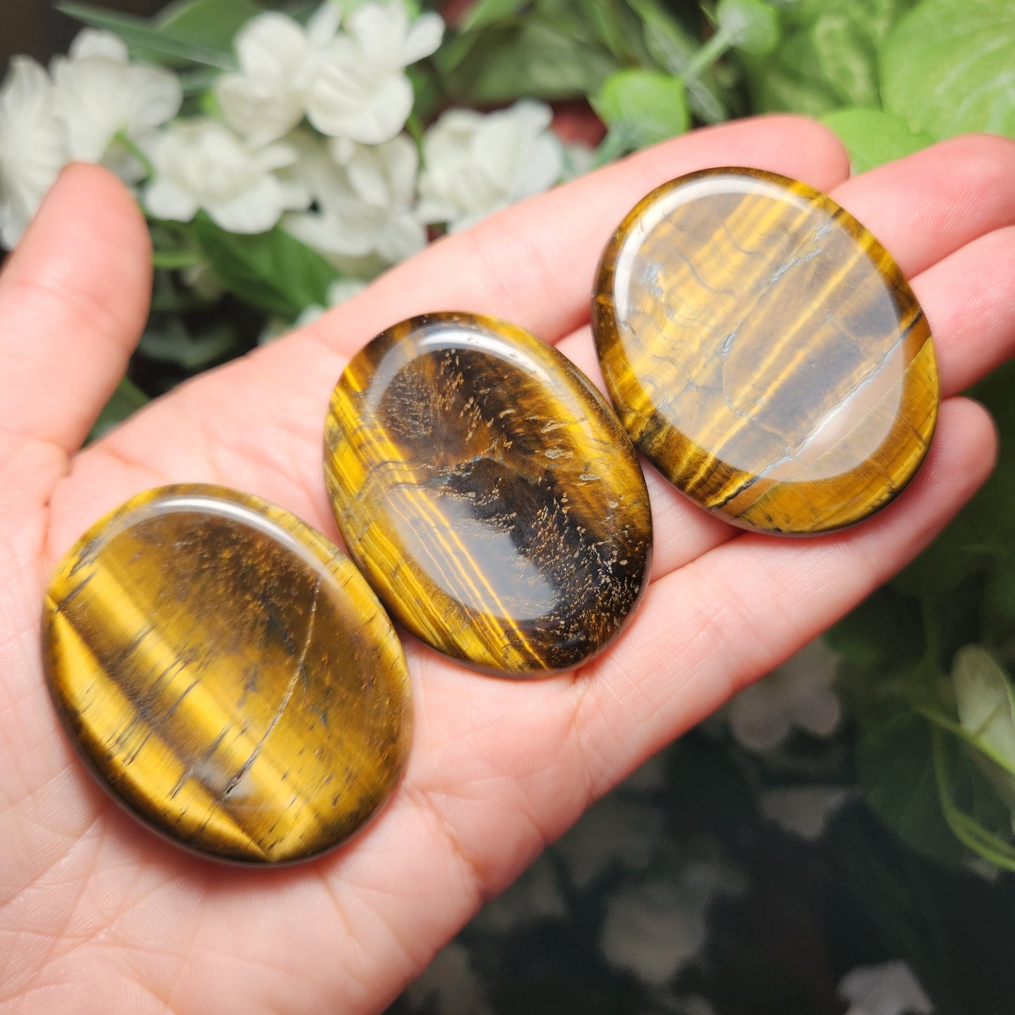 Tigers Eye Worry Stone