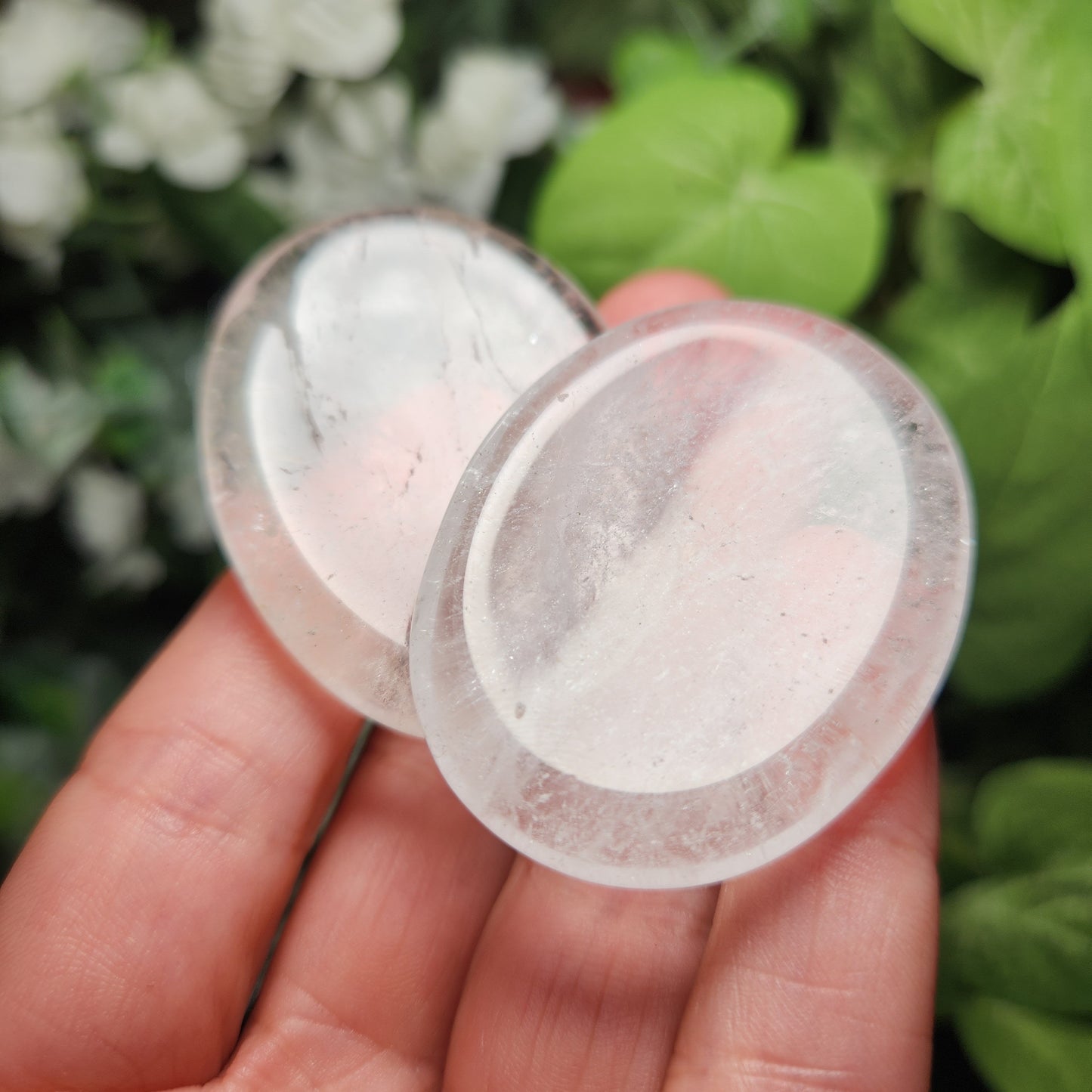 Clear Quartz Worry Stone