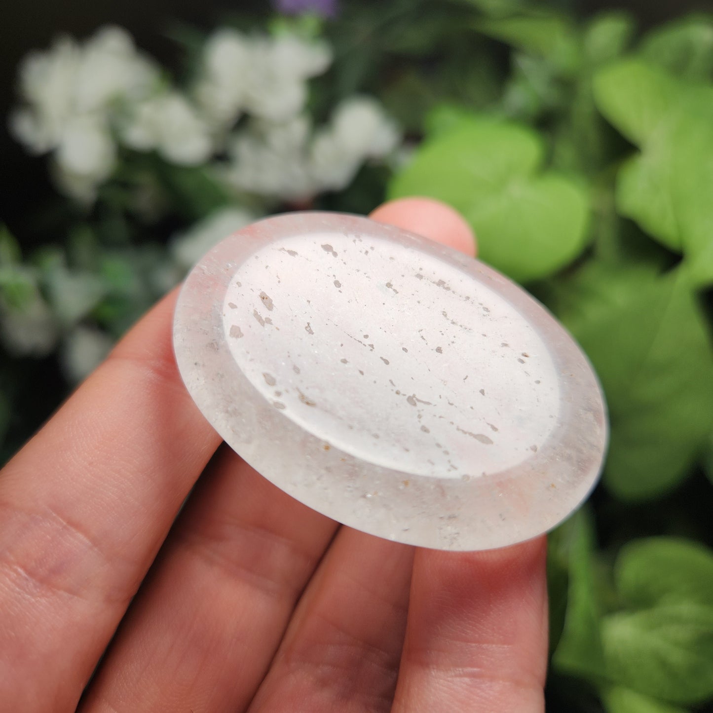 Clear Quartz Worry Stone