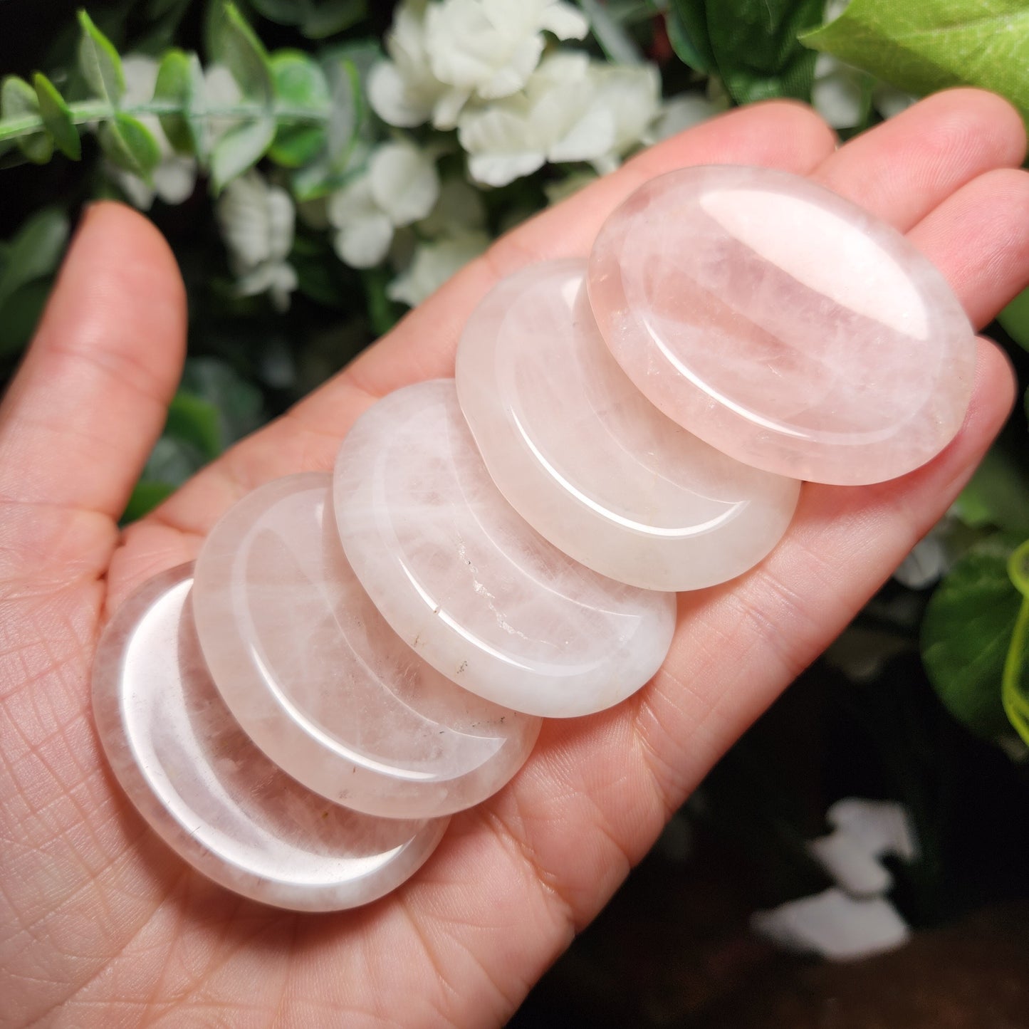 Rose Quartz Worry Stone