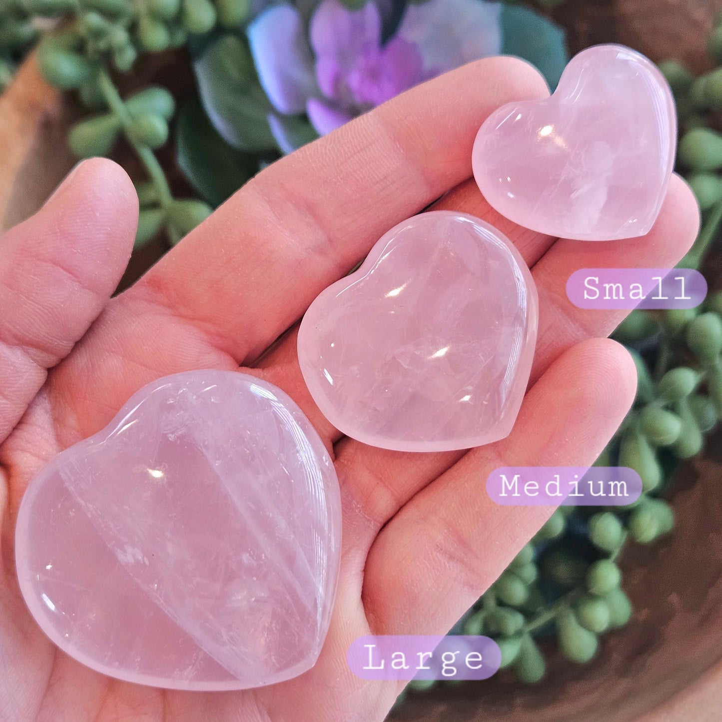 Rose Quartz Heart