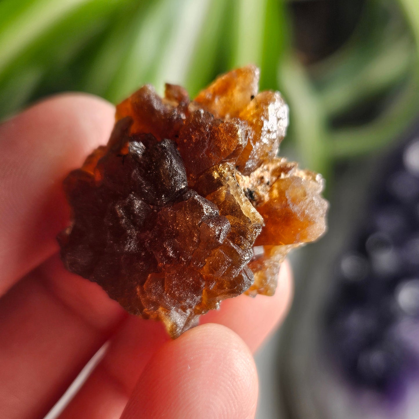 NATURAL Citrine Cluster