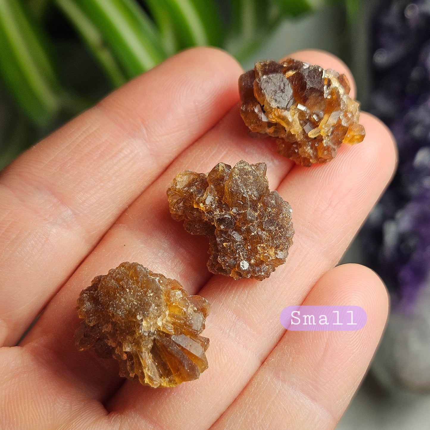 NATURAL Citrine Cluster