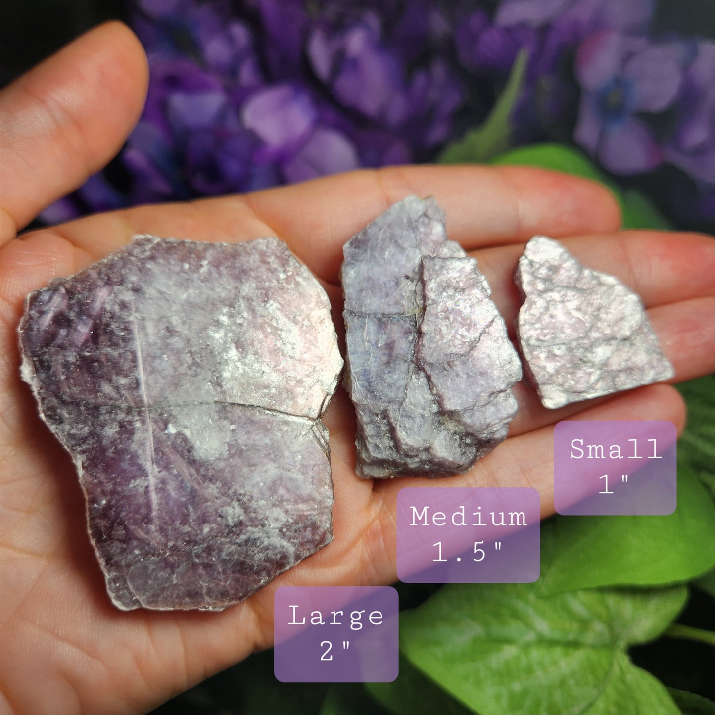 Raw Lepidolite Crystal