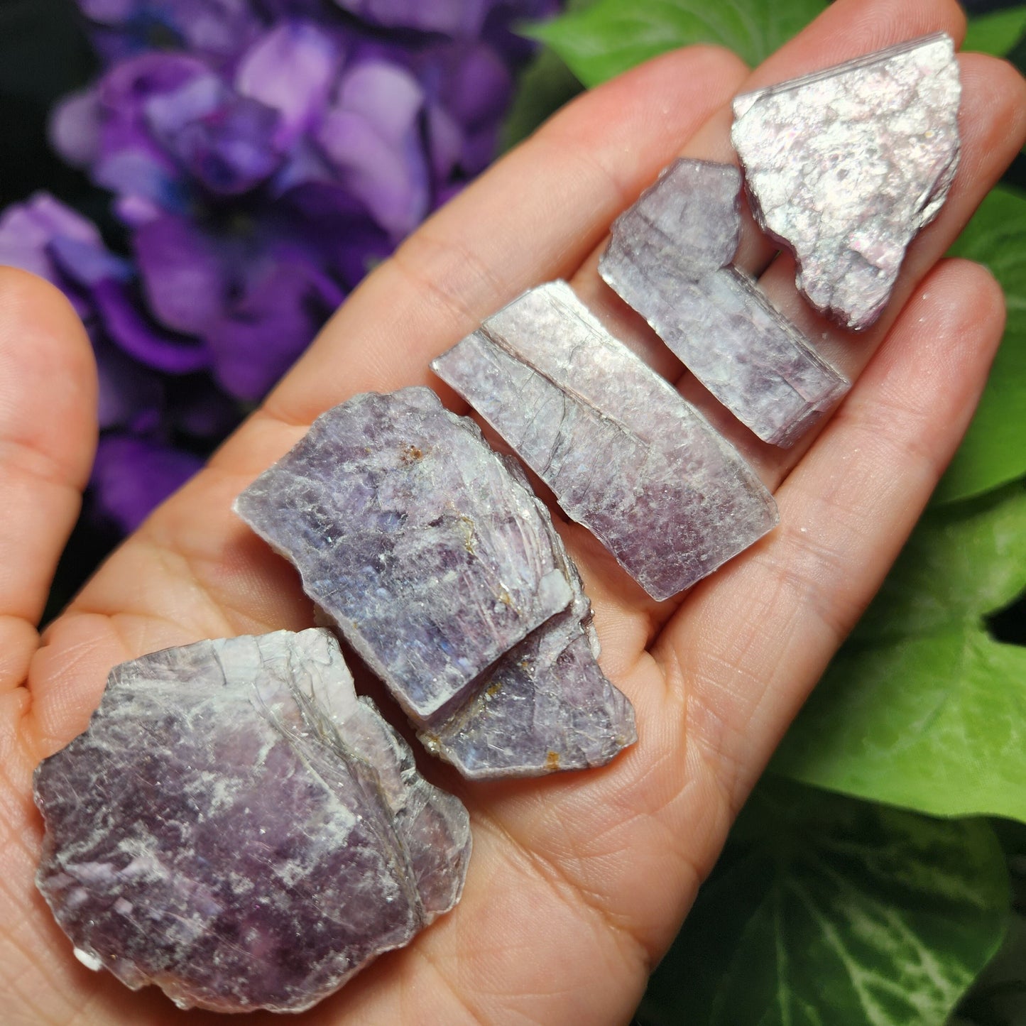 Raw Lepidolite Crystal