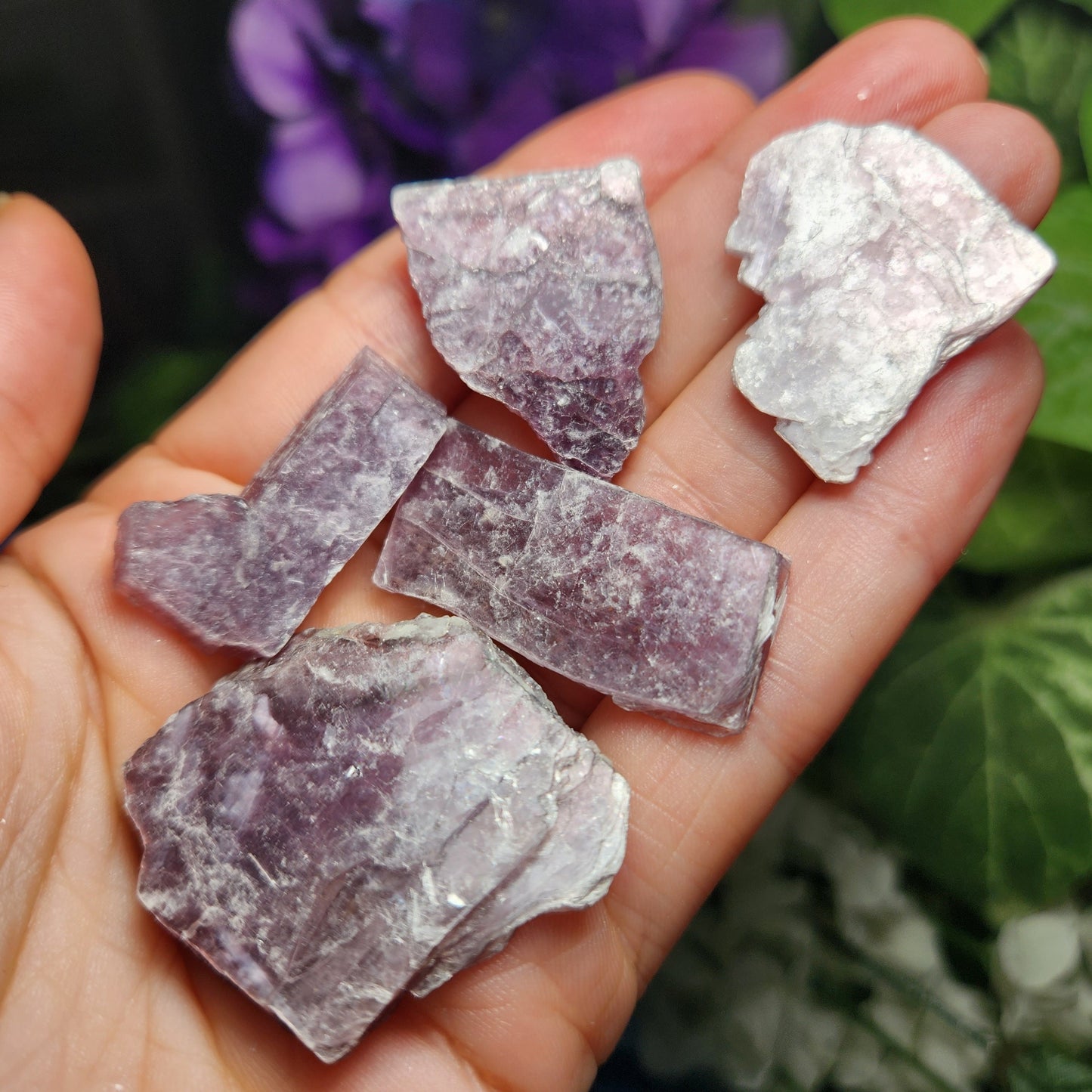 Raw Lepidolite Crystal