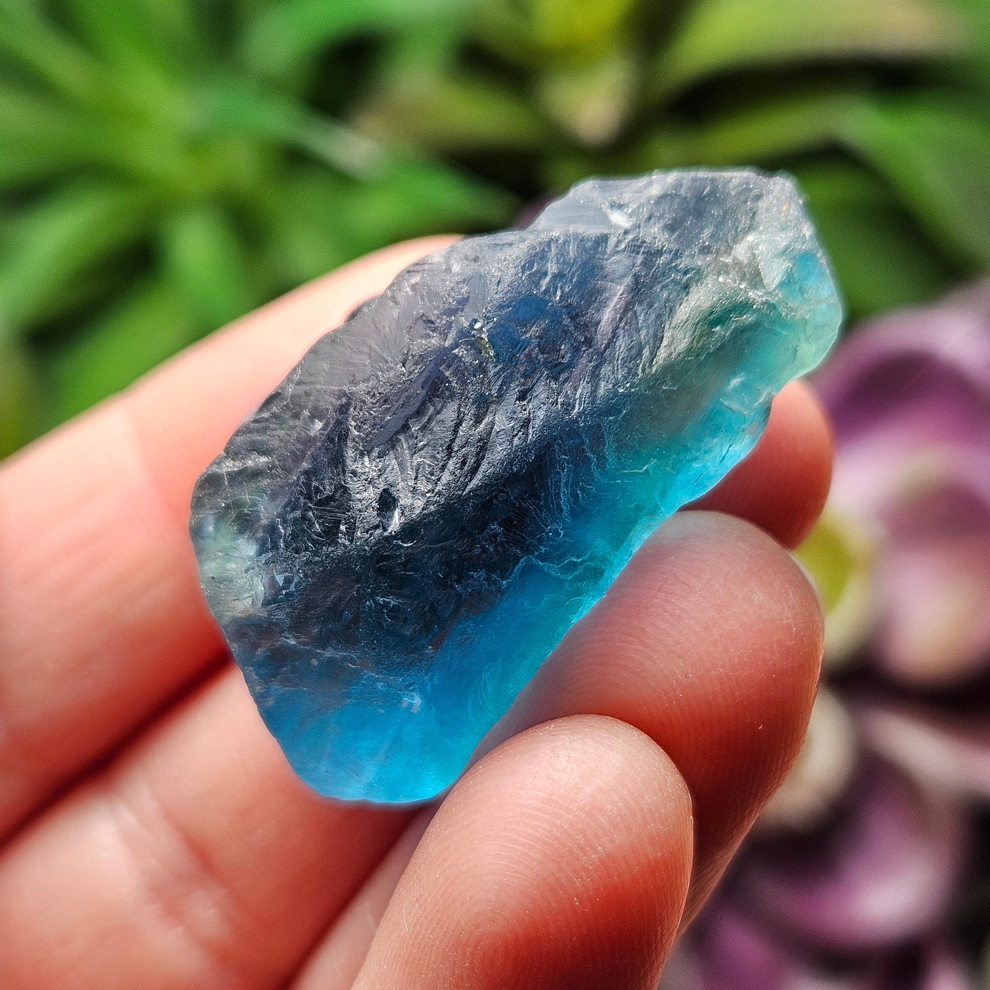 Blue Fluorite Crystal