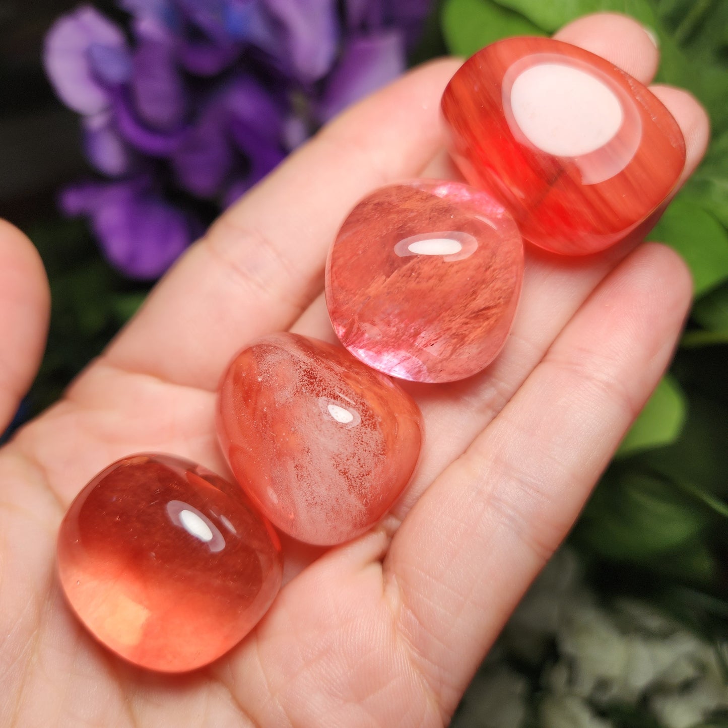 Strawberry Obsidian Crystal