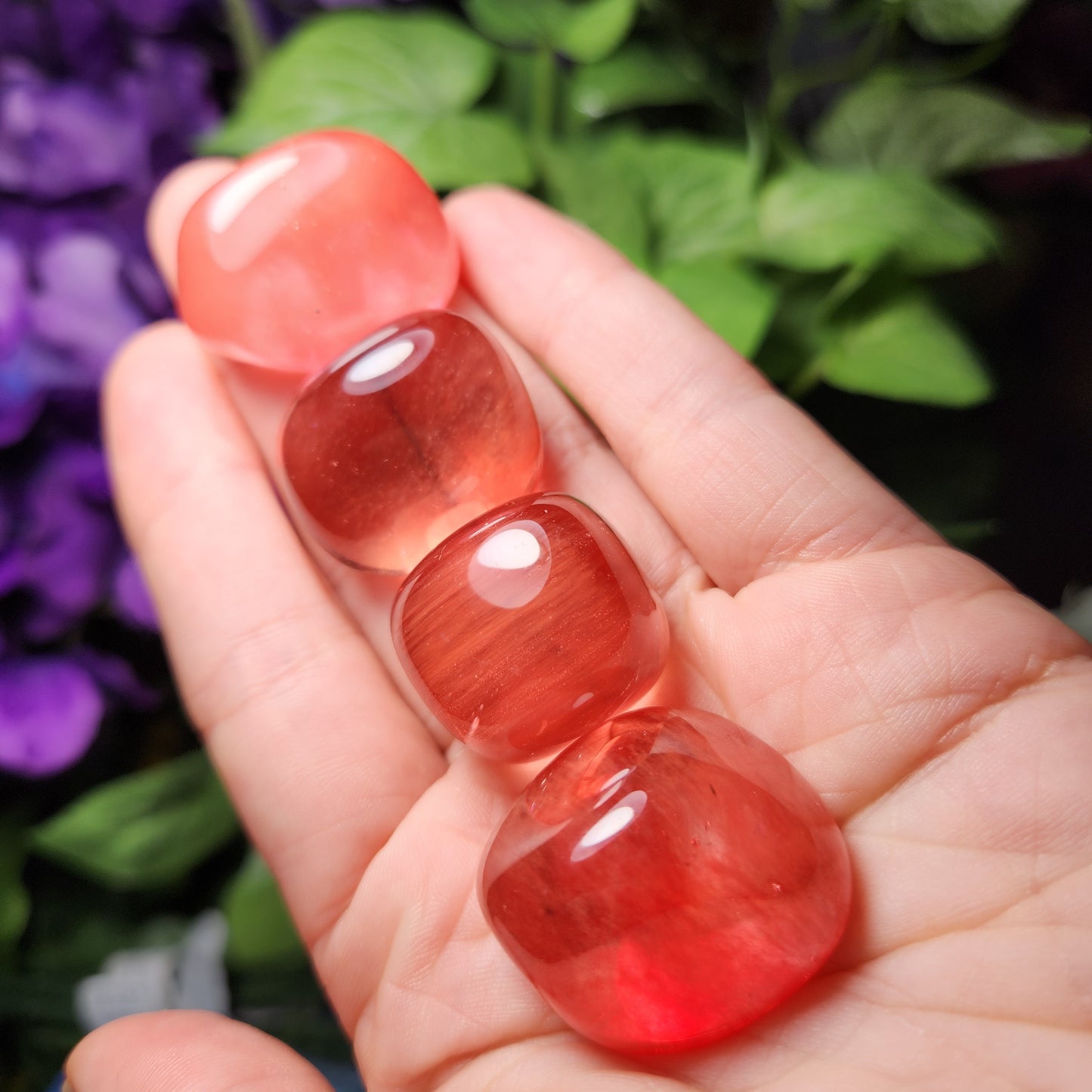 Strawberry Obsidian Crystal