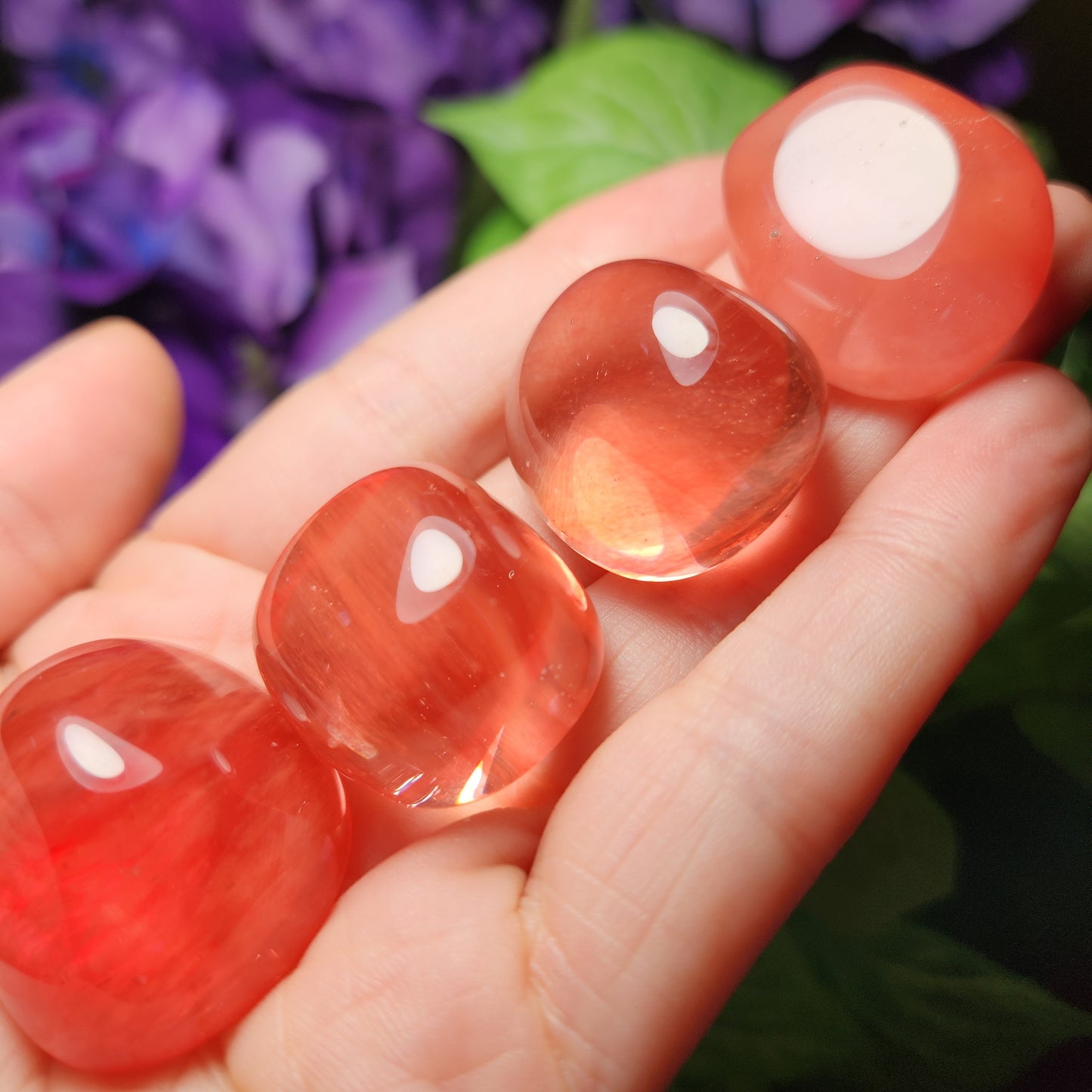 Strawberry Obsidian Crystal