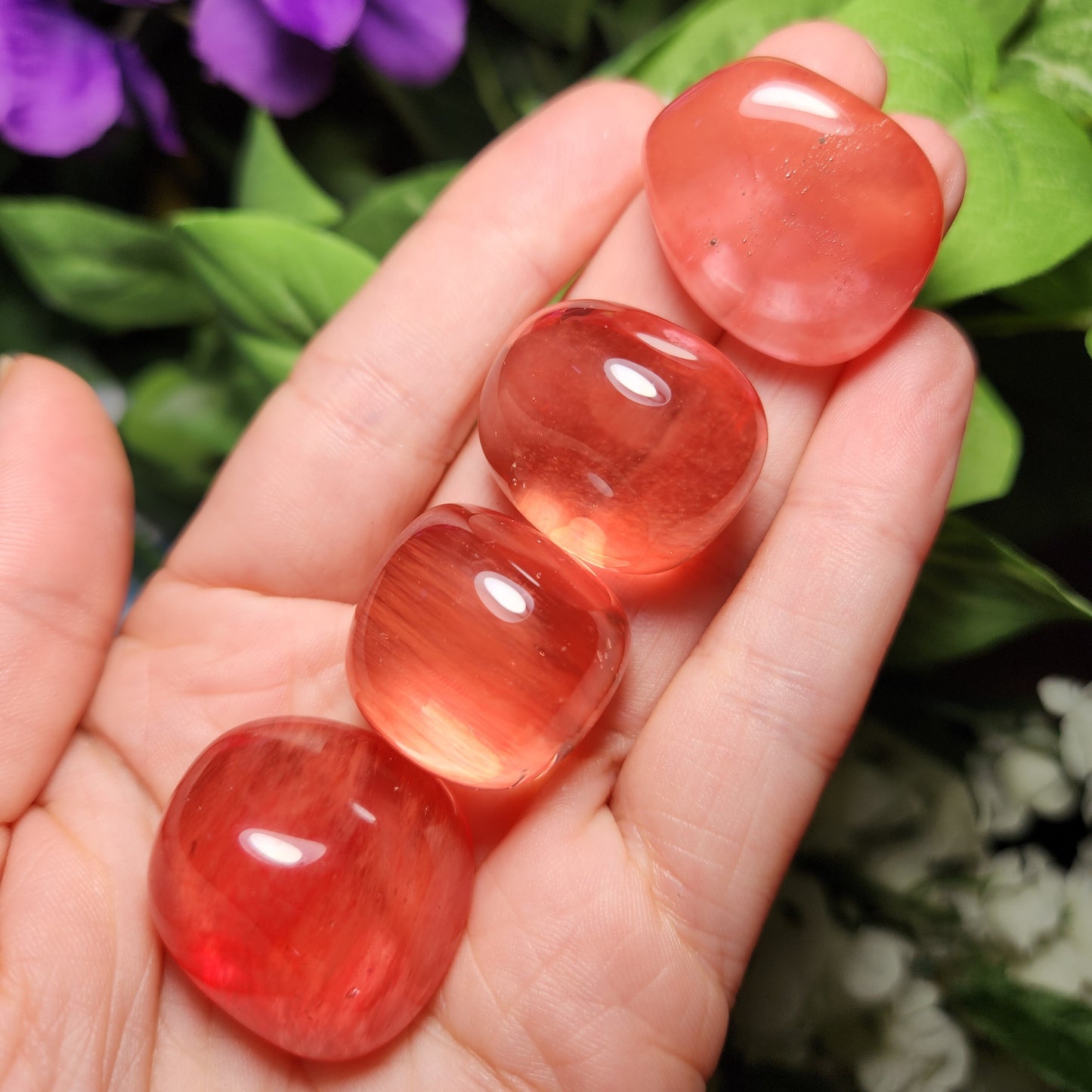 Strawberry Obsidian Crystal