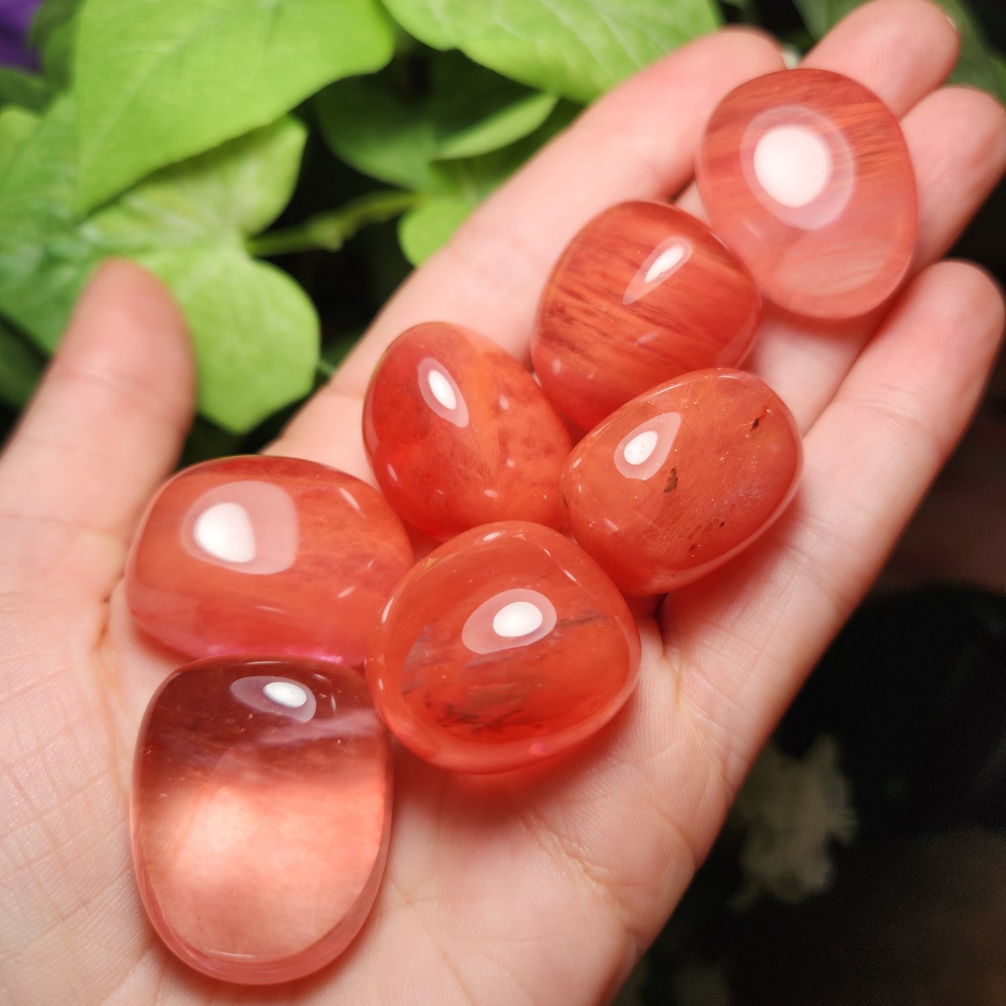 Strawberry Obsidian Crystal