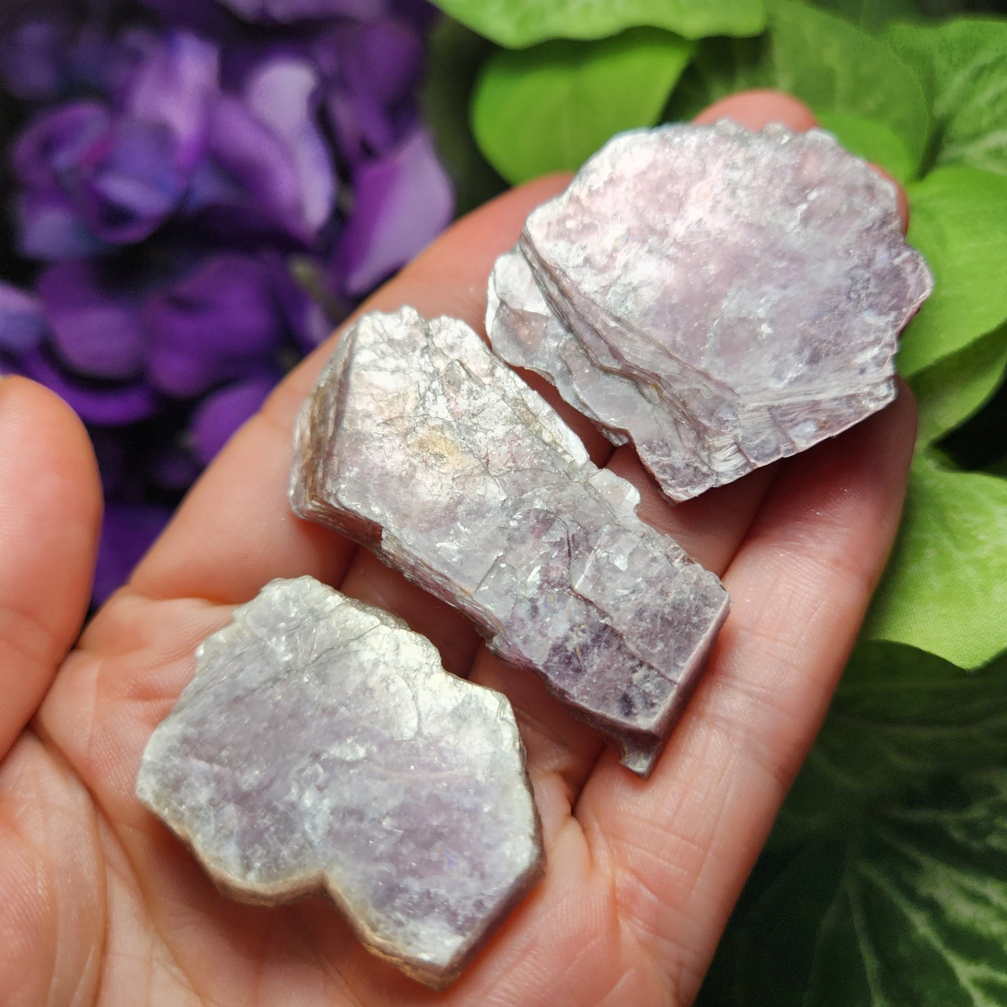 Raw Lepidolite Crystal