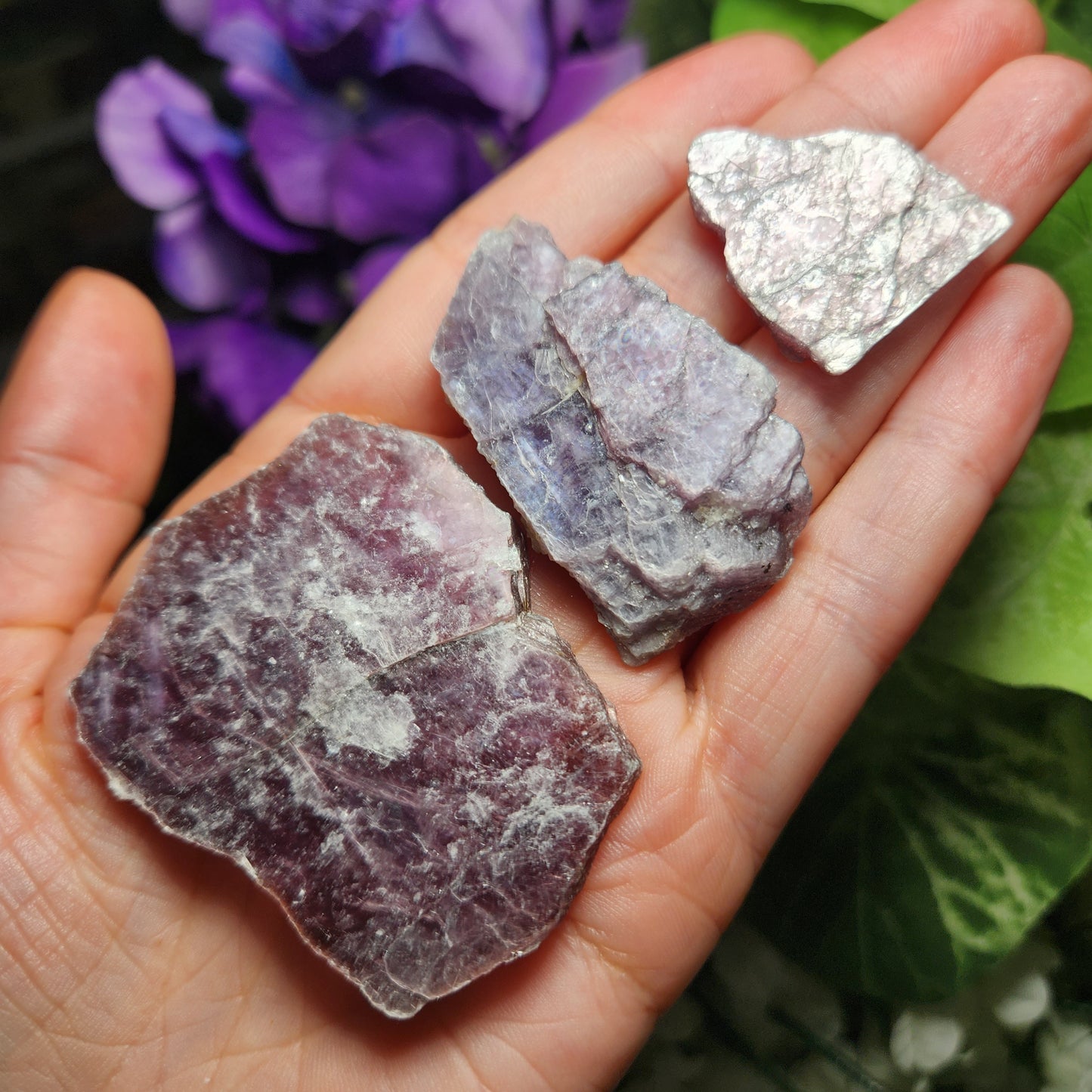 Raw Lepidolite Crystal