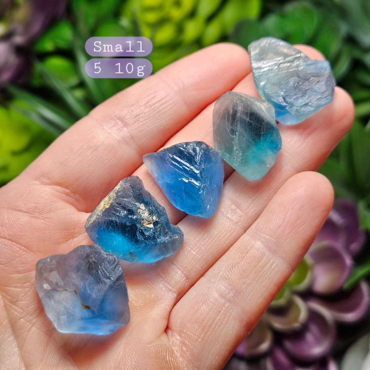Blue Fluorite Crystal