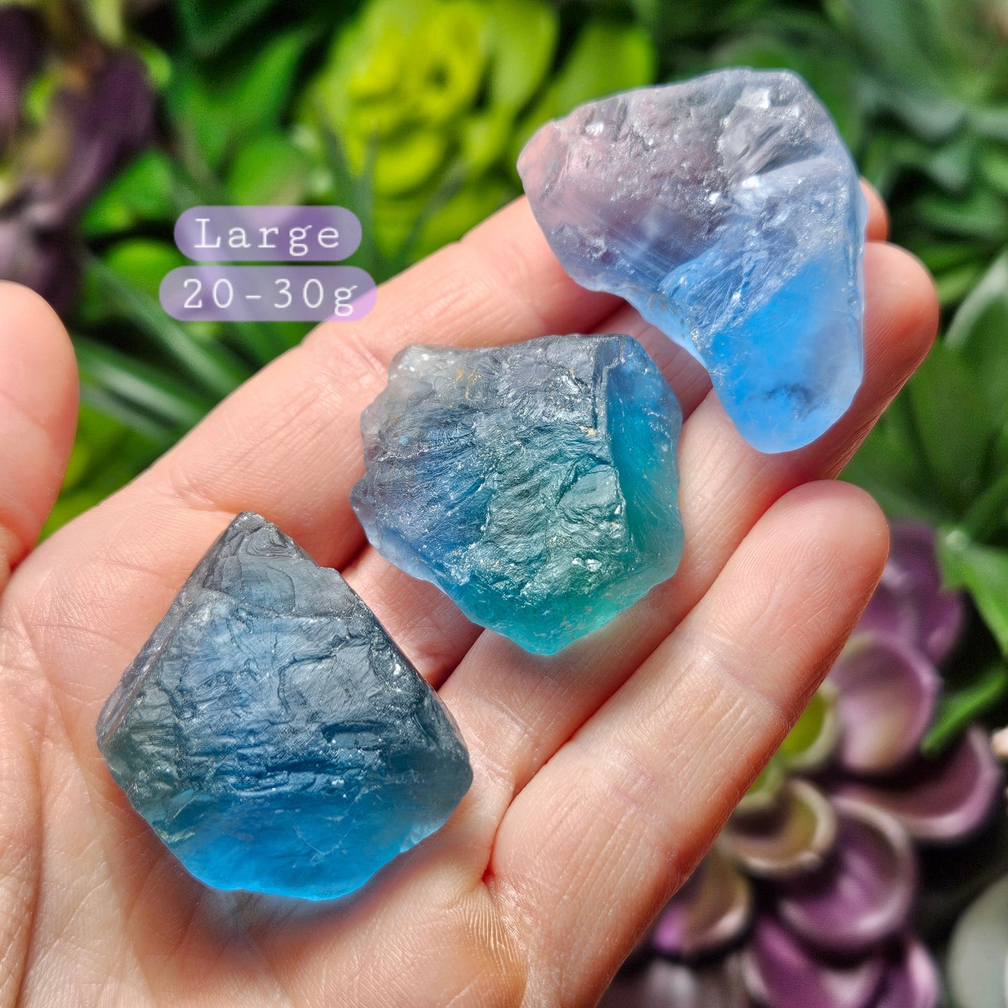 Blue Fluorite Crystal
