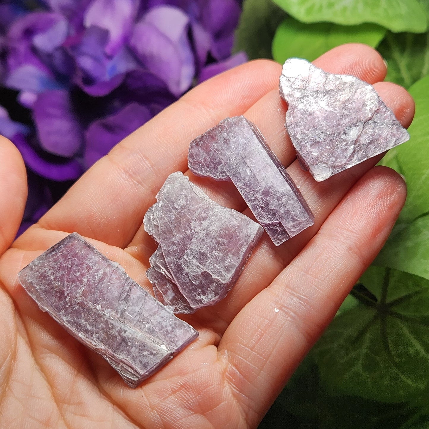 Raw Lepidolite Crystal