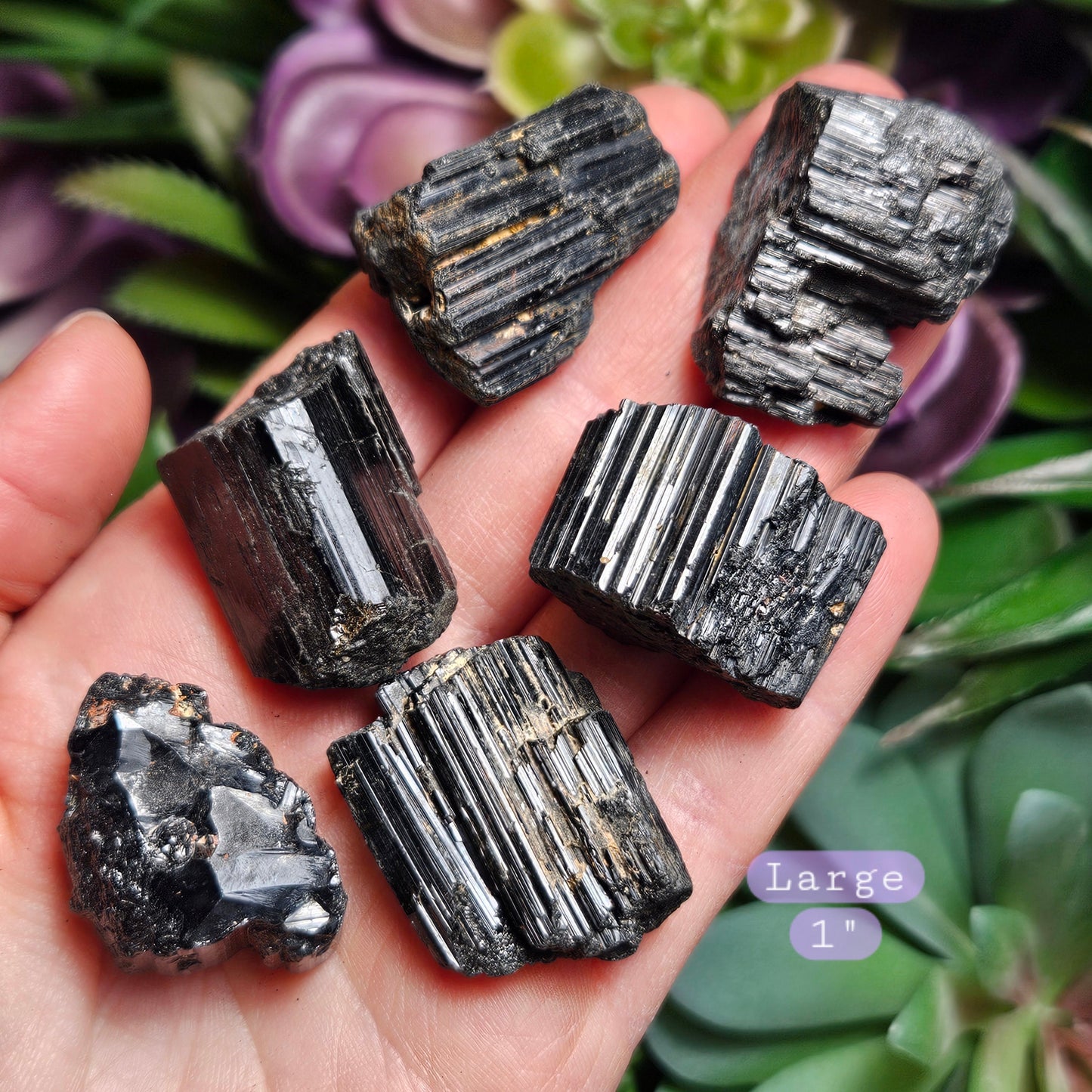 Raw Black Tourmaline Crystal