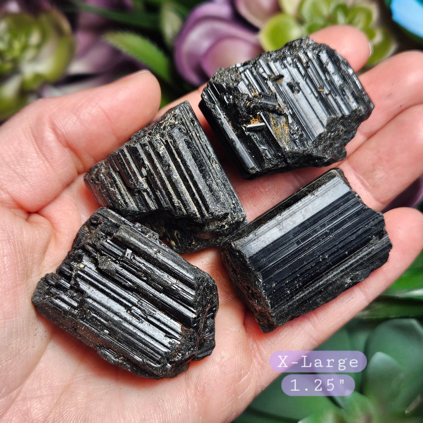 Raw Black Tourmaline Crystal