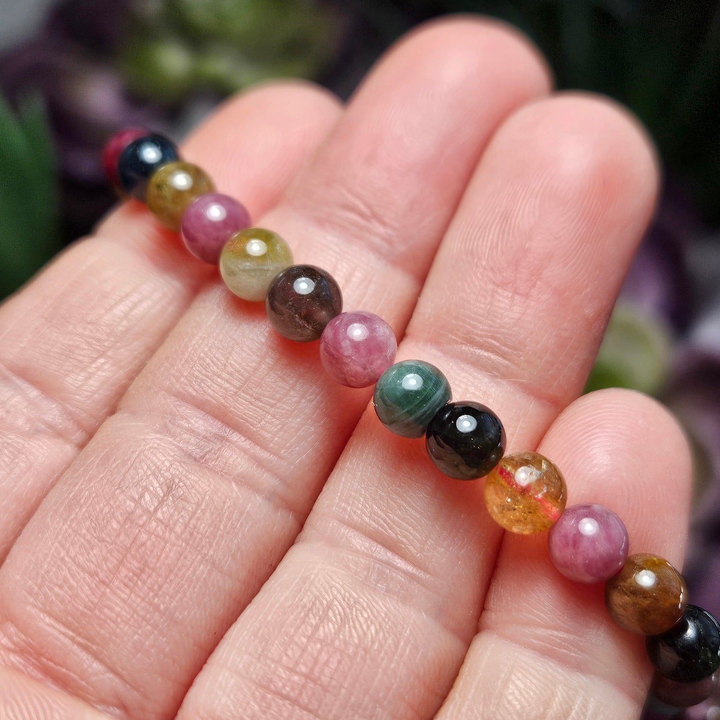 Watermelon Tourmaline Bracelet