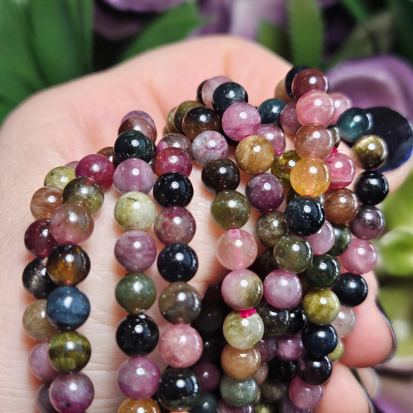 Watermelon Tourmaline Bracelet