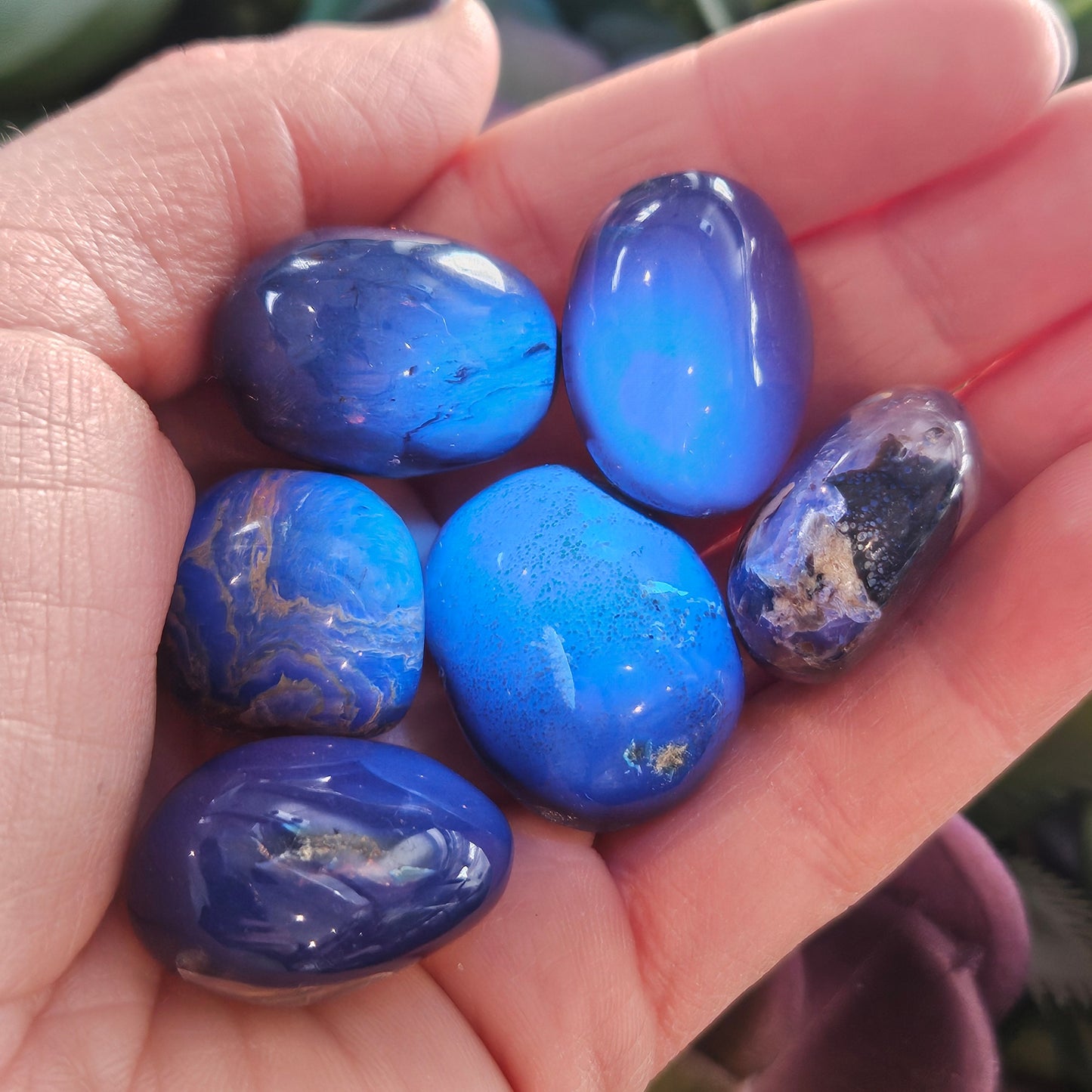 Blue Amber Specimen