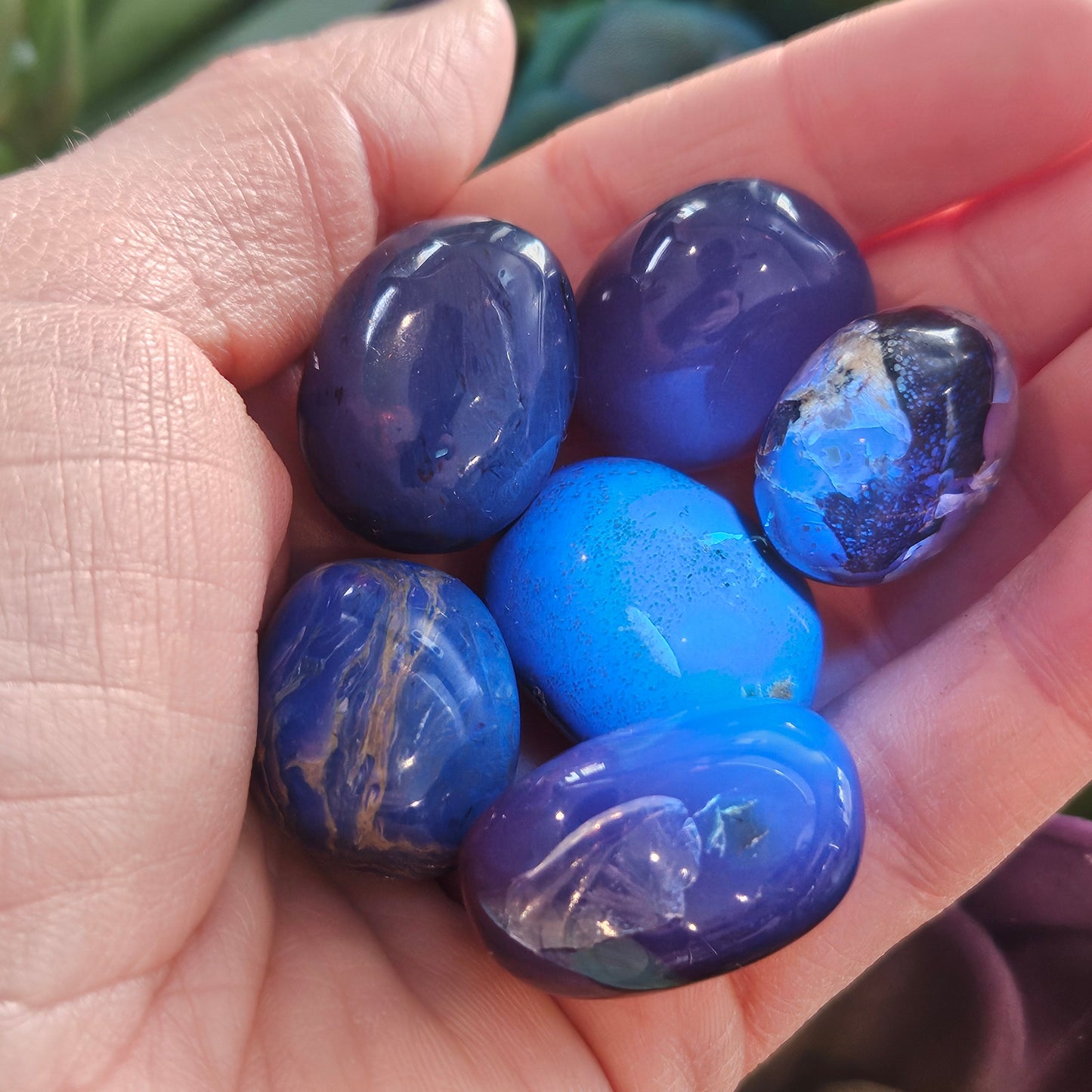 Blue Amber Specimen