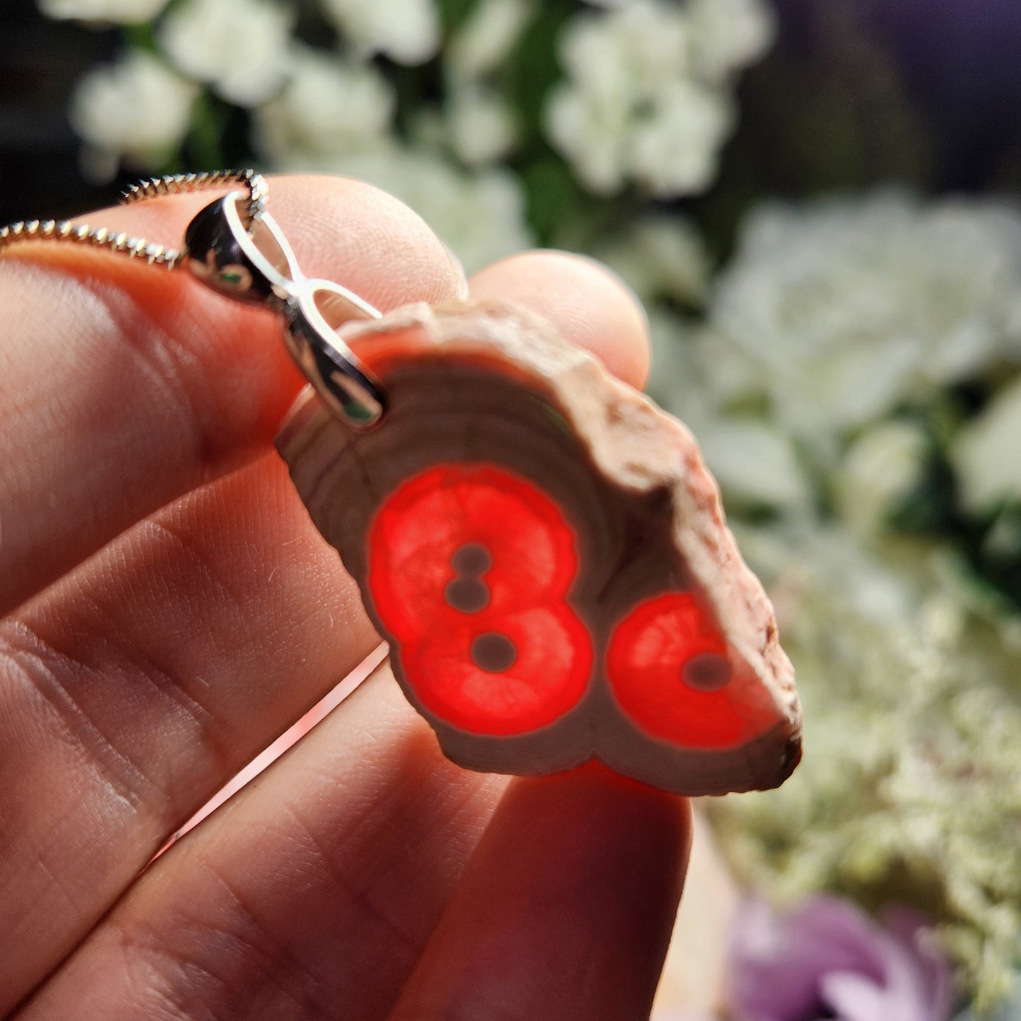 Rhodochrosite Pendant