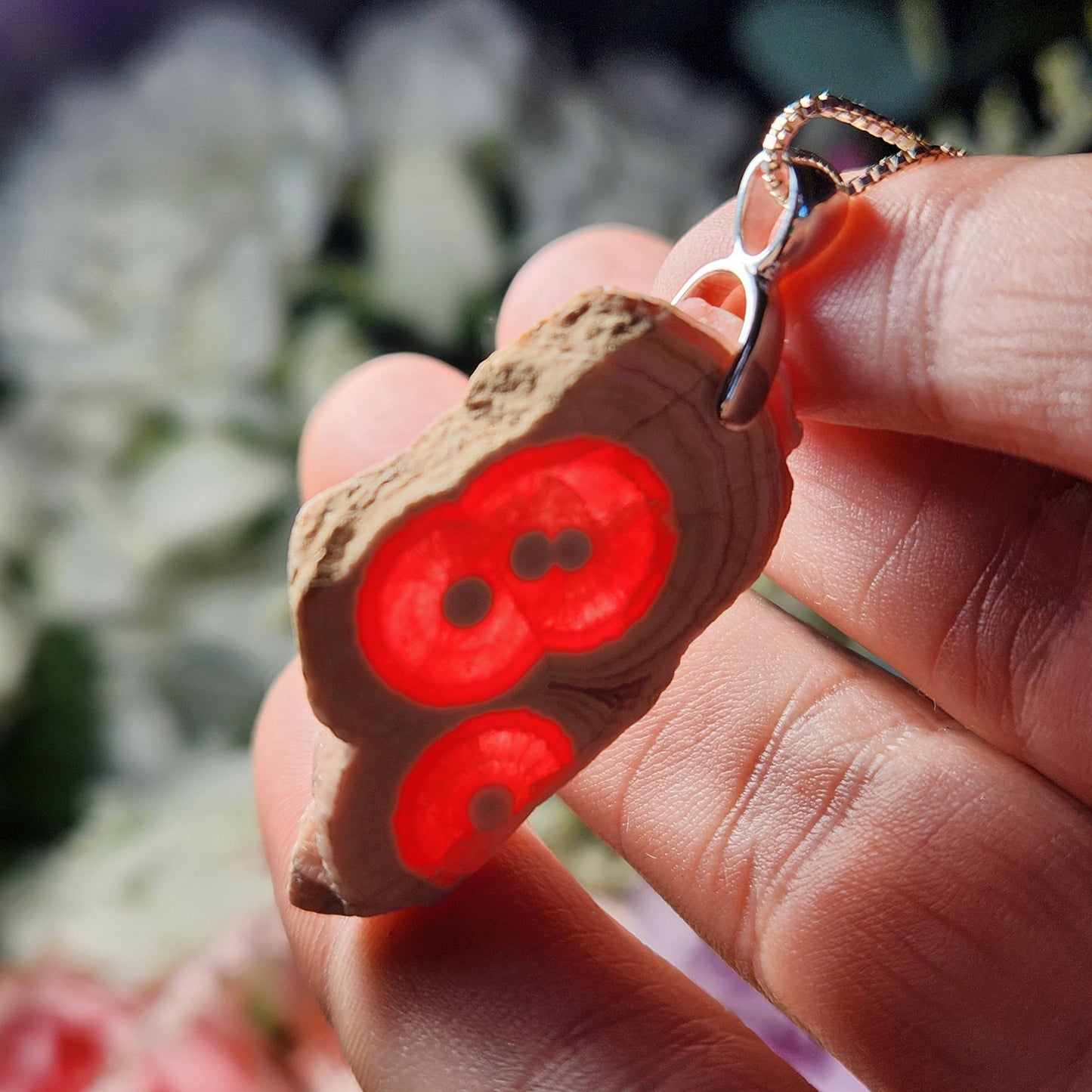 Rhodochrosite Pendant