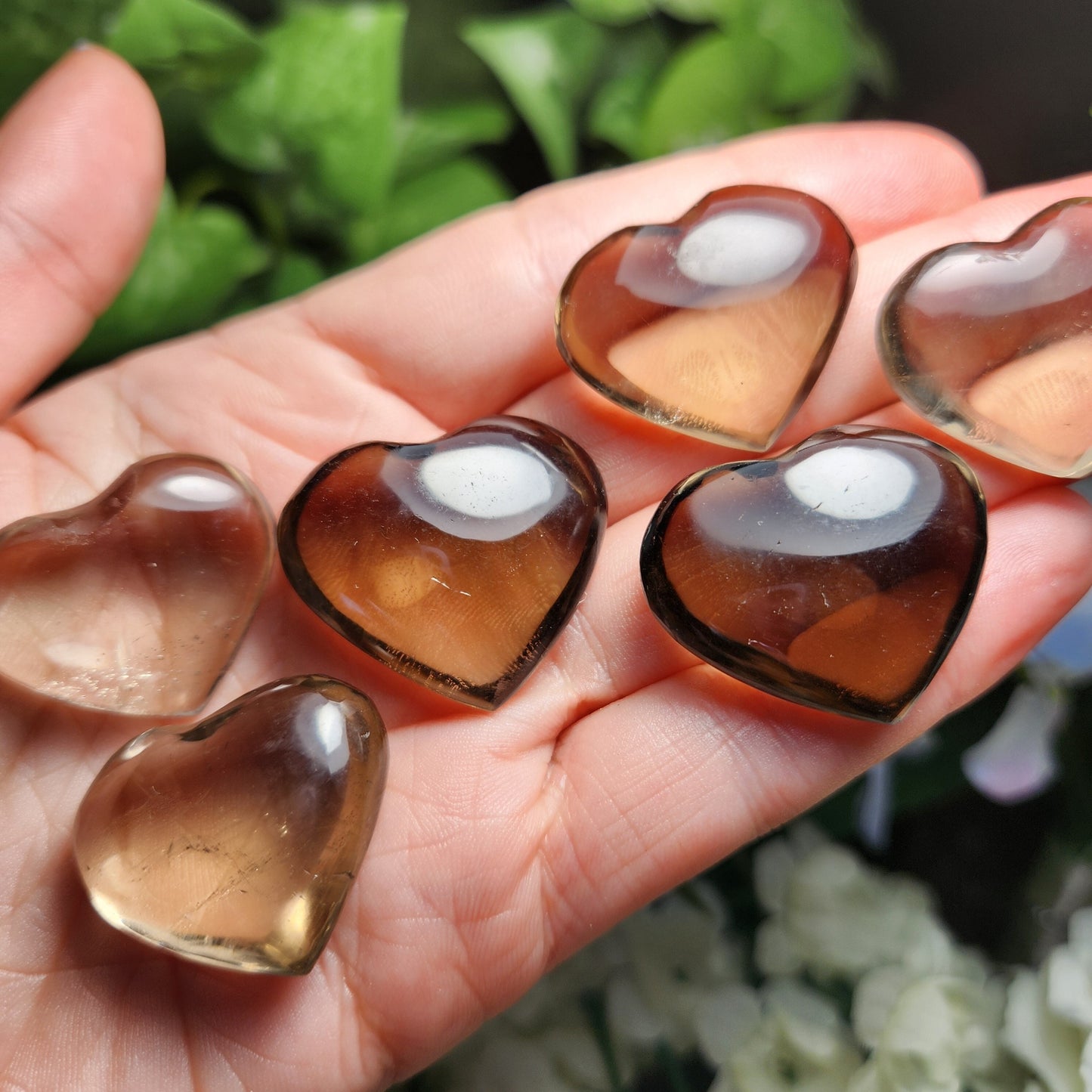 Smoky Quartz Heart