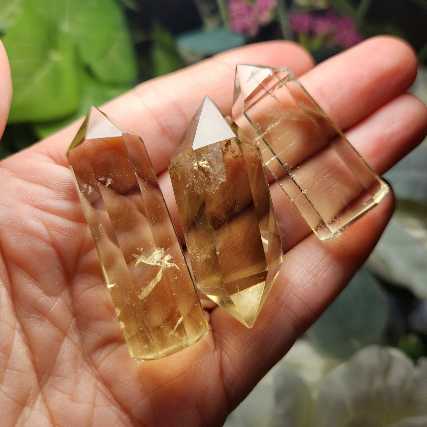 NATURAL Citrine Point