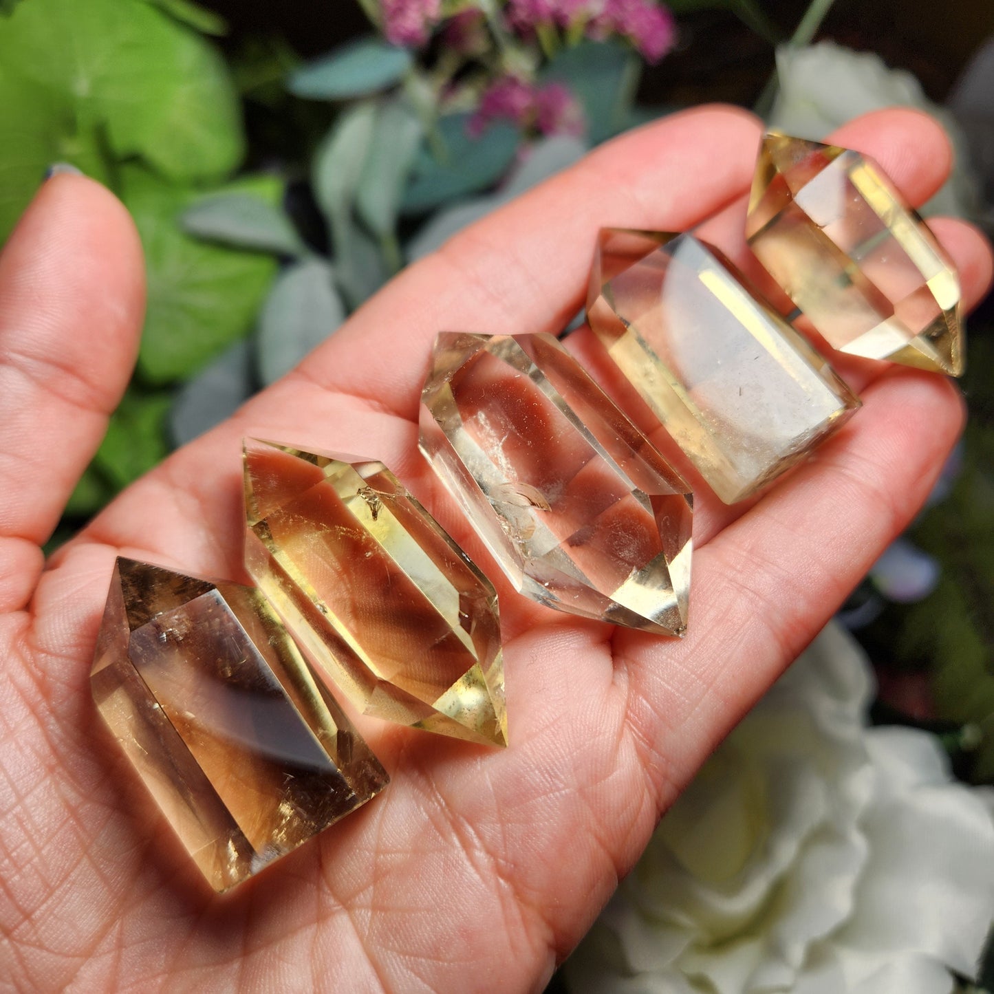 NATURAL Citrine Point