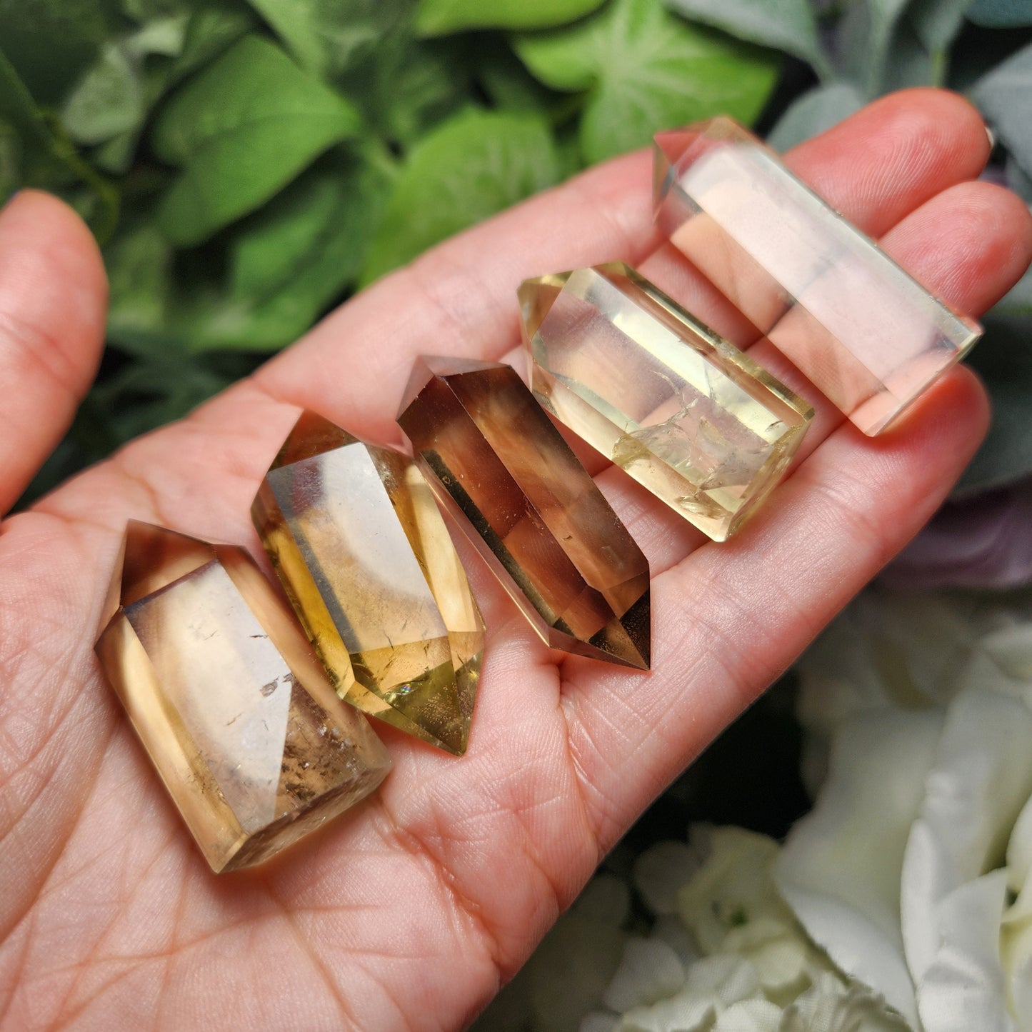 NATURAL Citrine Point
