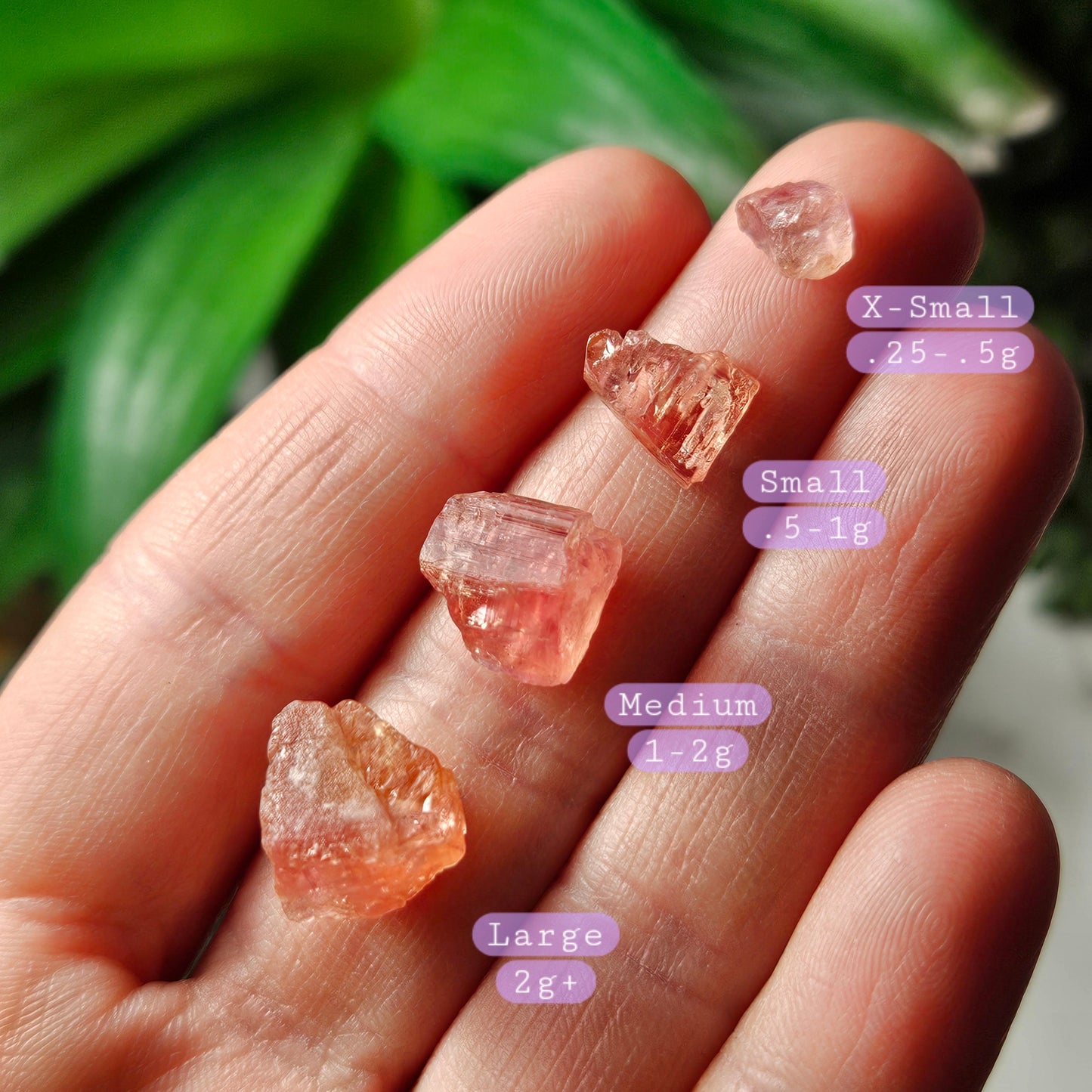 Pink Topaz Crystal