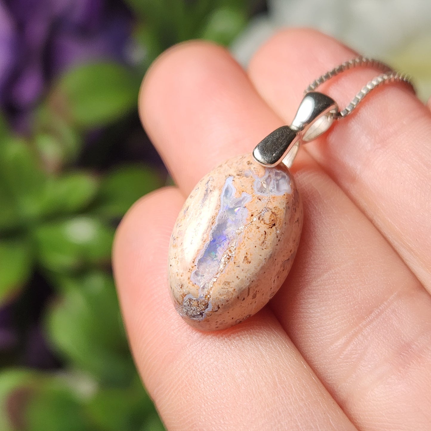 Mexican Fire Opal Pendant