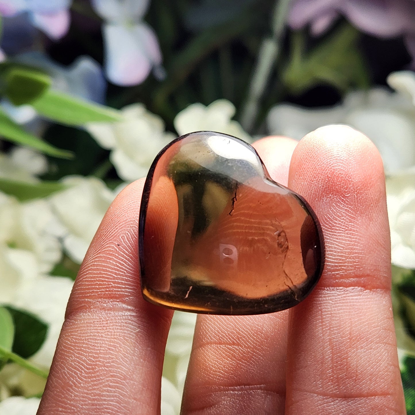 Smoky Quartz Heart